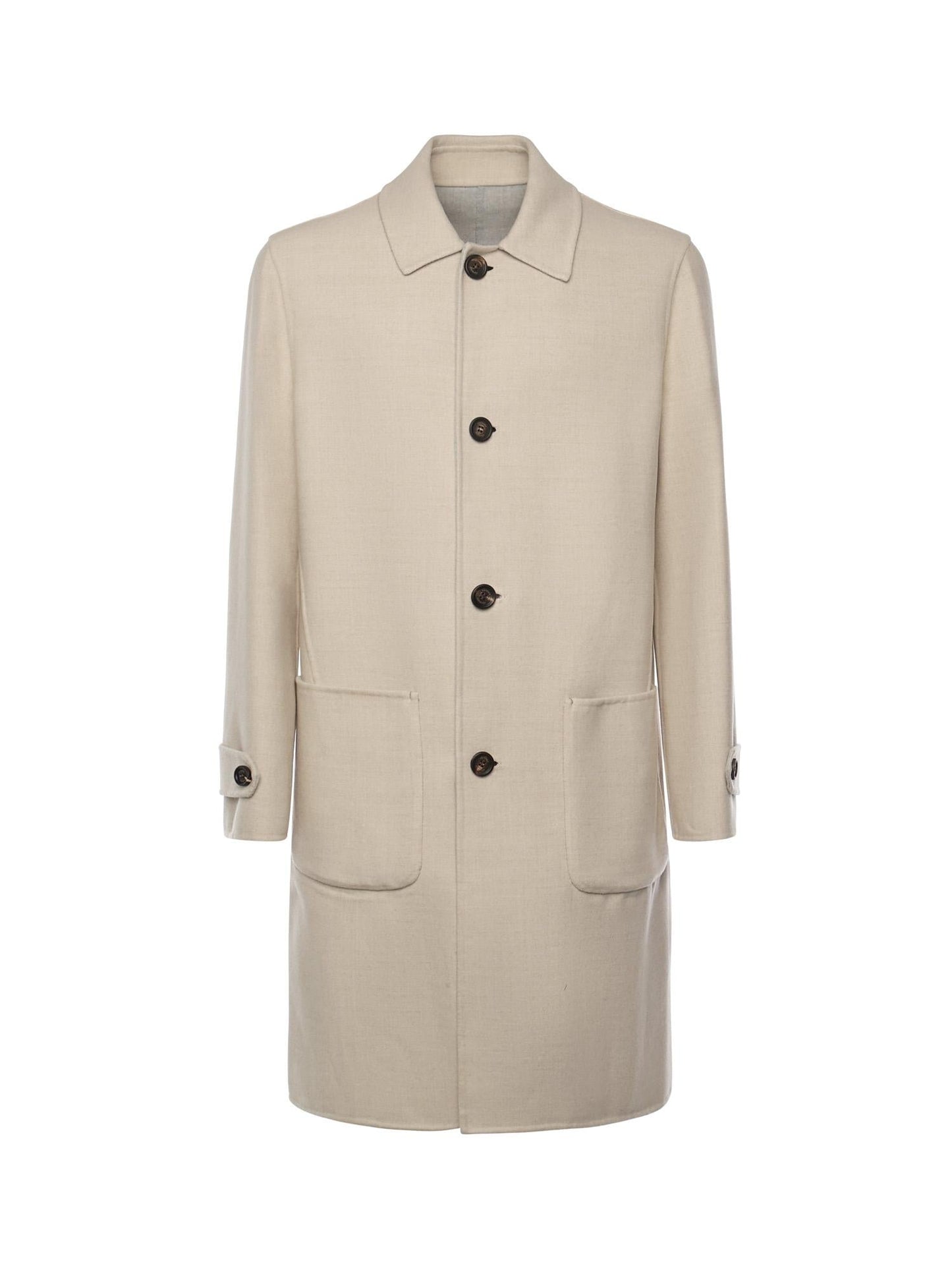 Cappotto reversibile in lana