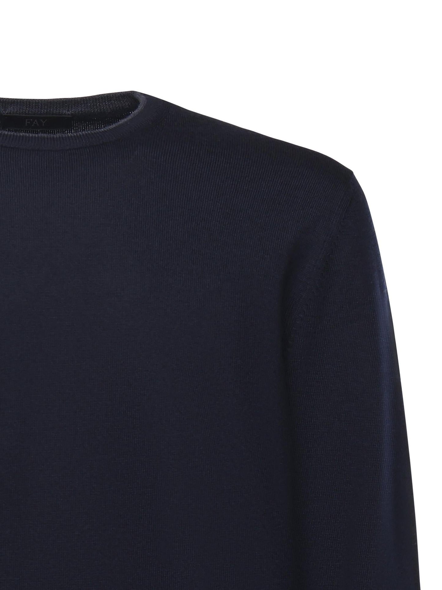 Pull girocollo in lana