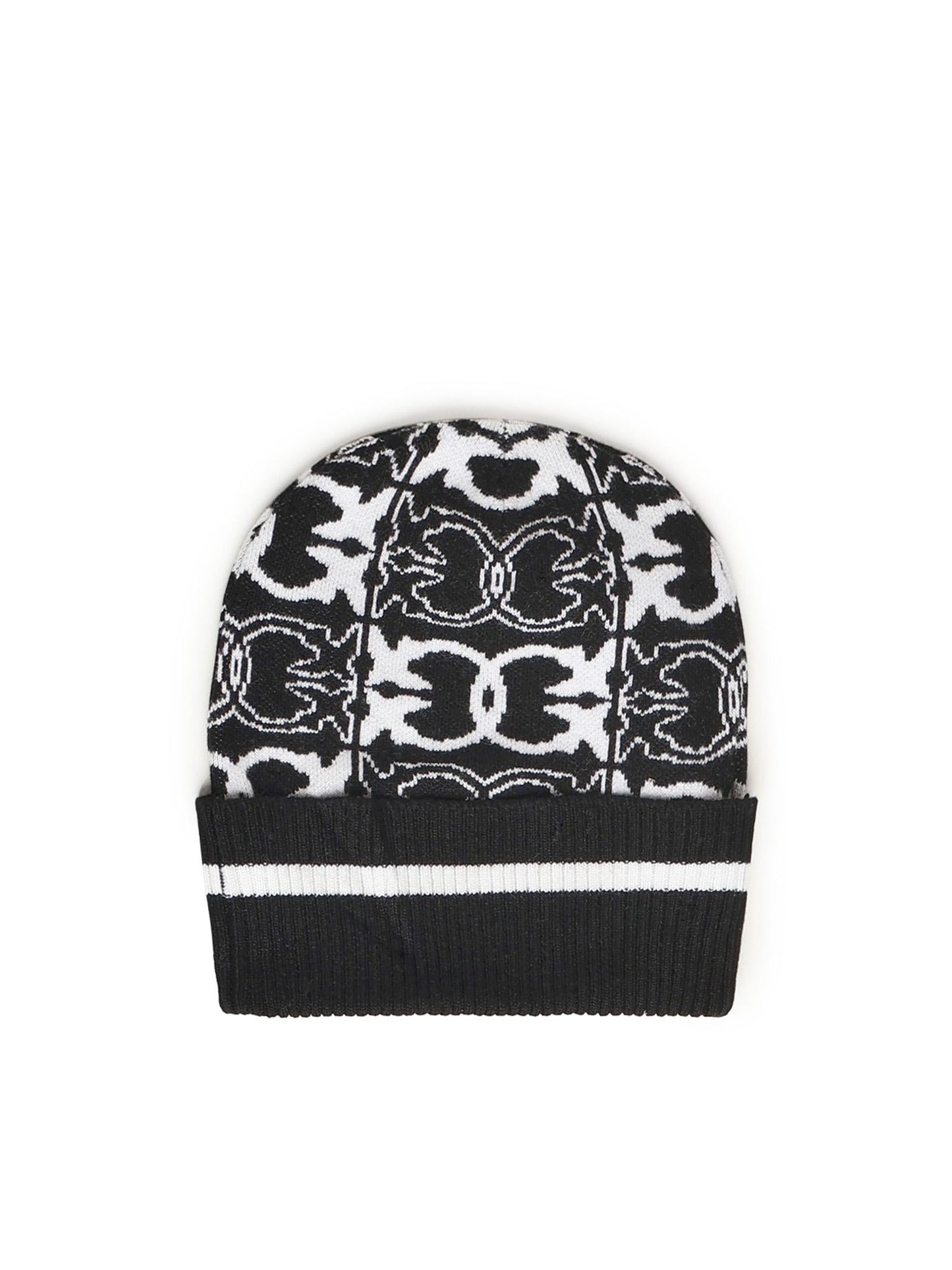 Berretto con logo jacquard