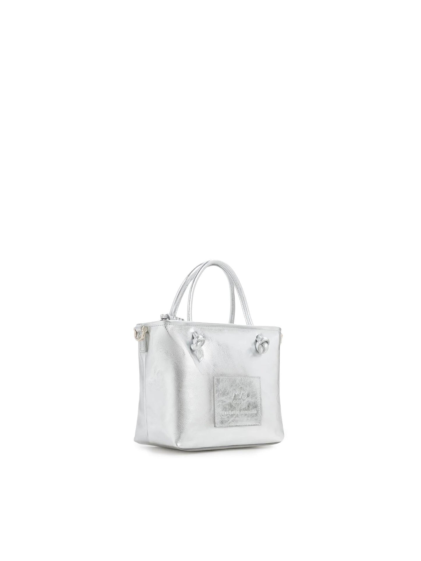 Mini bag in pelle con logo