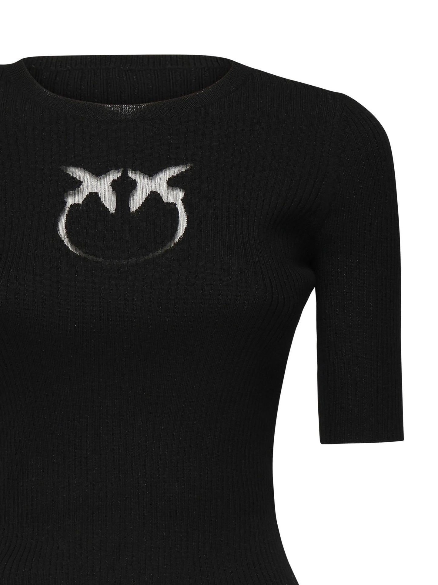 Maglia cropped con logo
