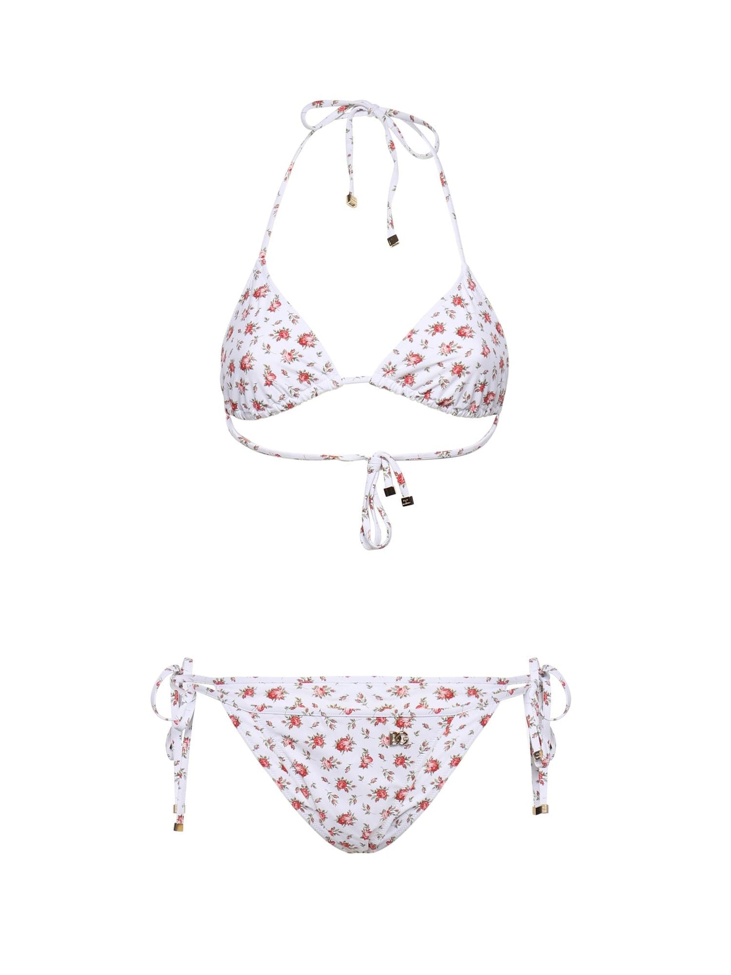 Bikini a triangolo stampa roselline
