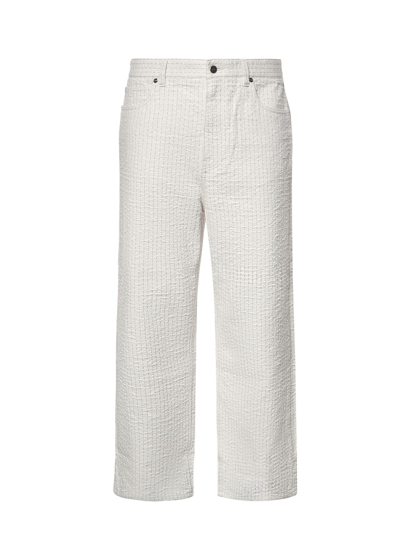 Jeans in denim con impunture