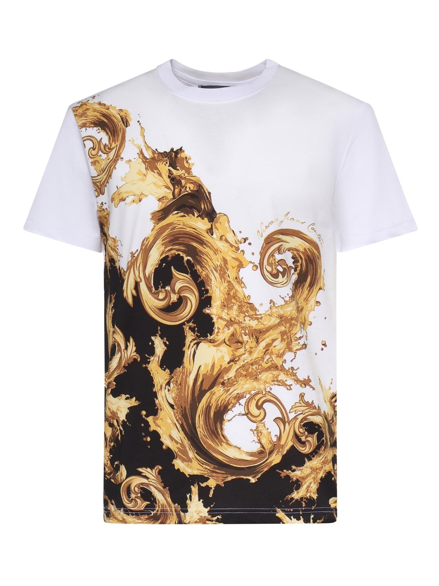 T-shirt in jersey di cotone con stampa