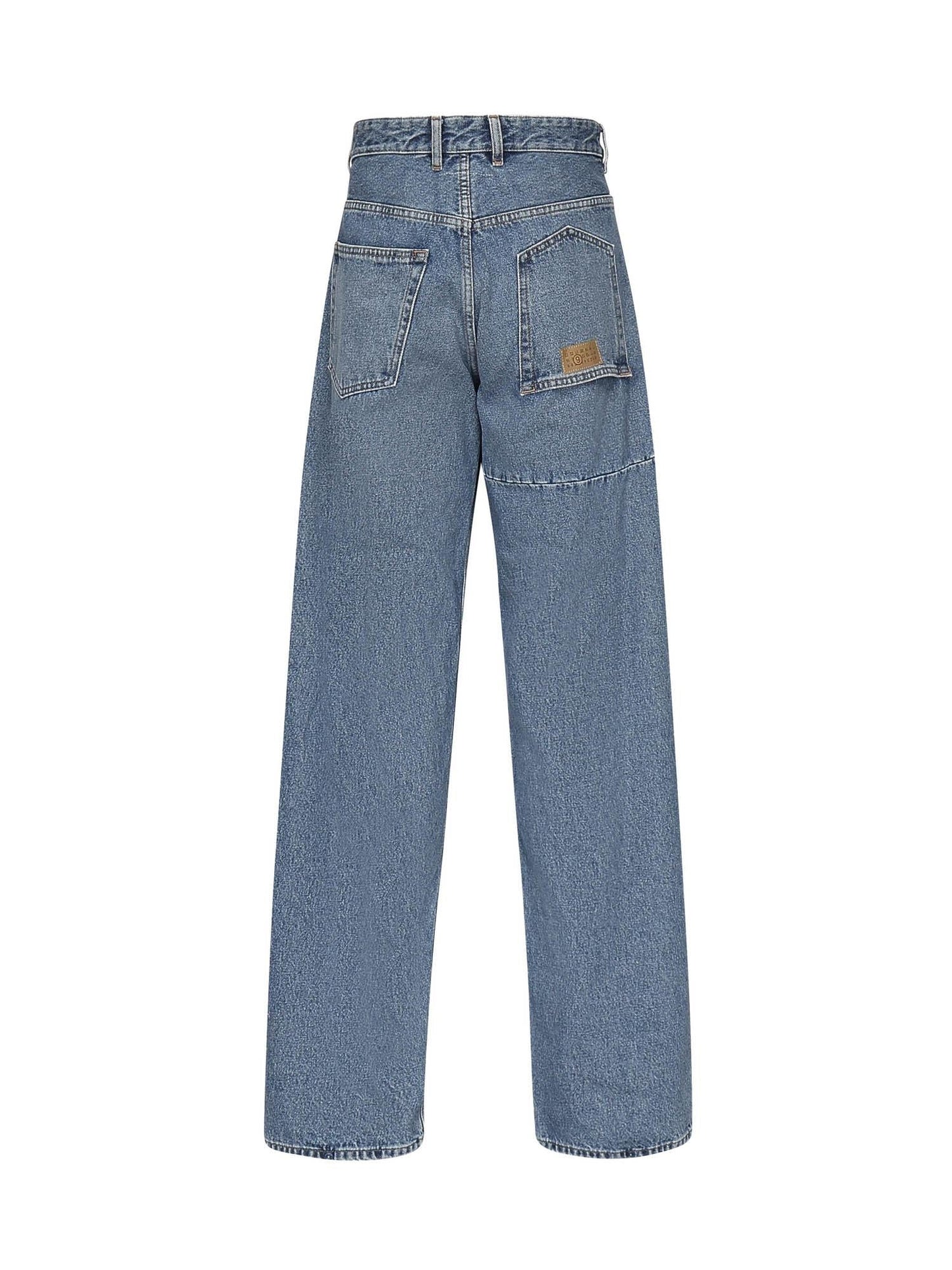 Jeans a gamba larga