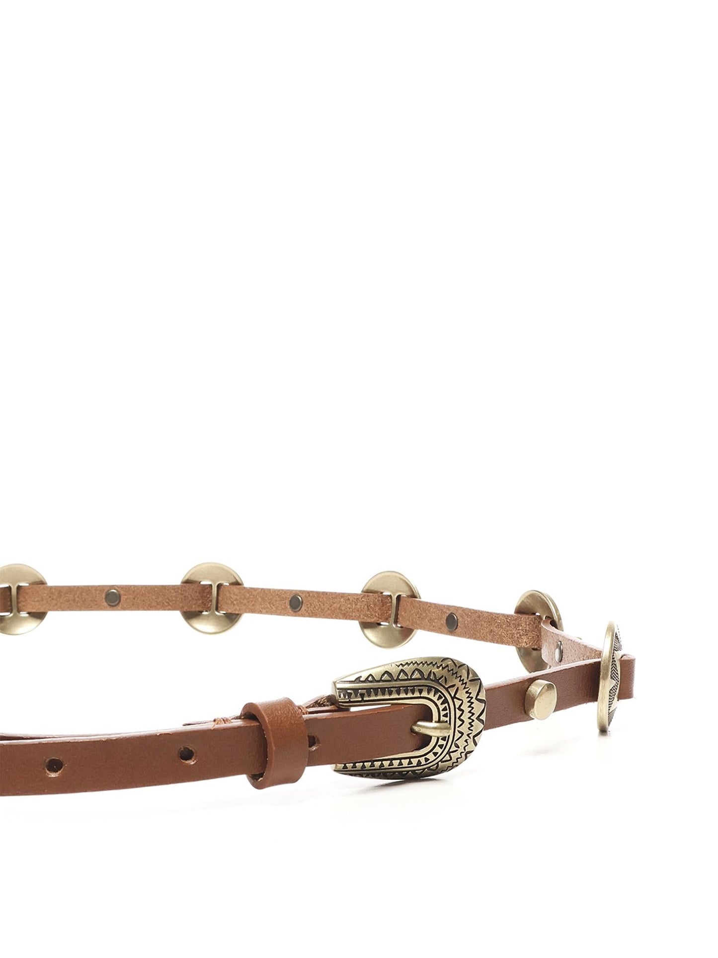 Cintura sottile in pelle