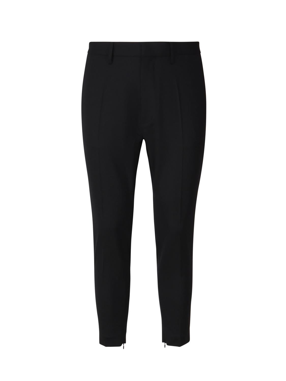 Pantaloni in misto lana stretch