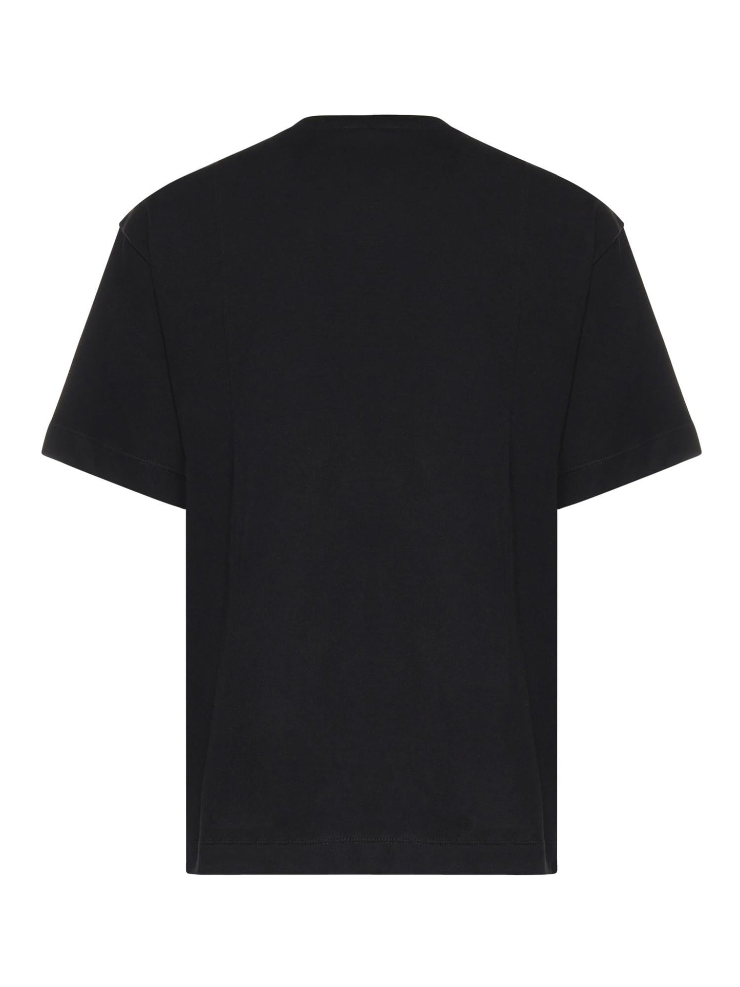 T-shirt con ricamo cuore in cotone