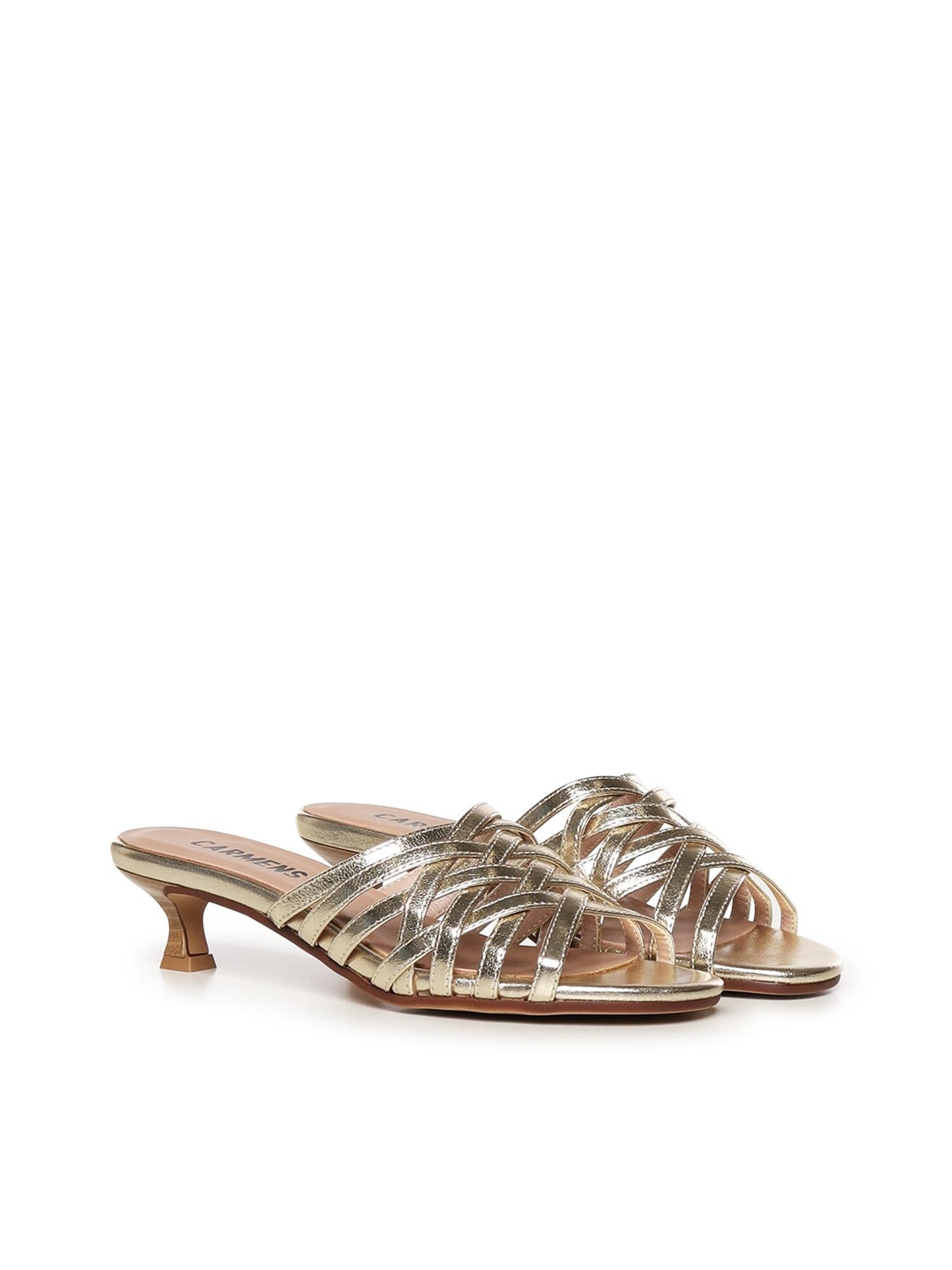 Mules Giuli Cage in pelle