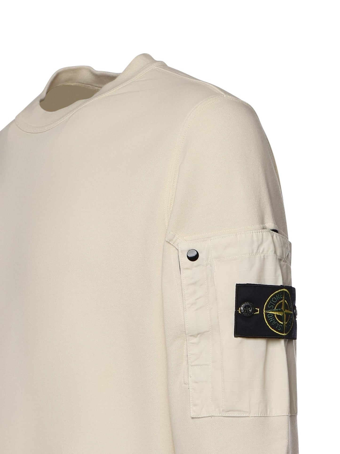 Felpa in cotone con logo