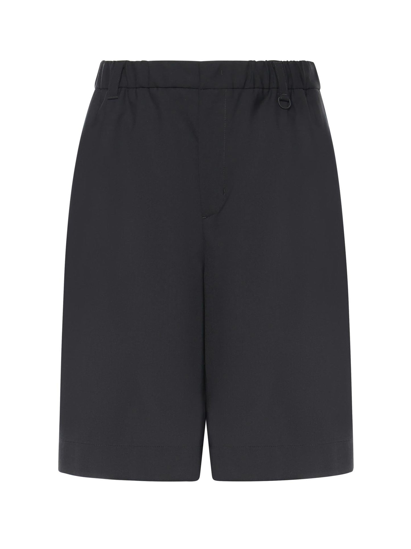 Shorts in wool touch