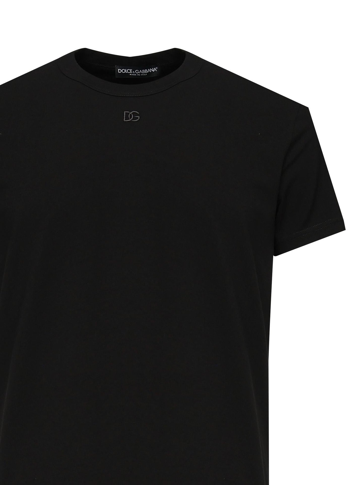 T-shirt con ricamo logo