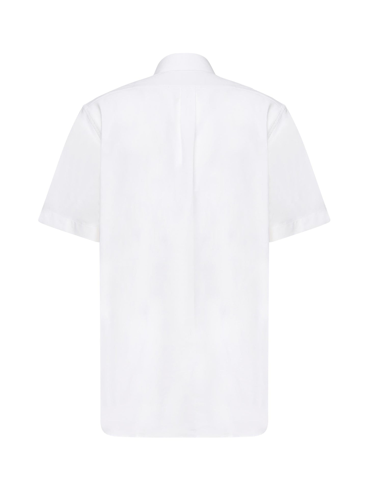 Camicia con logo ricamato
