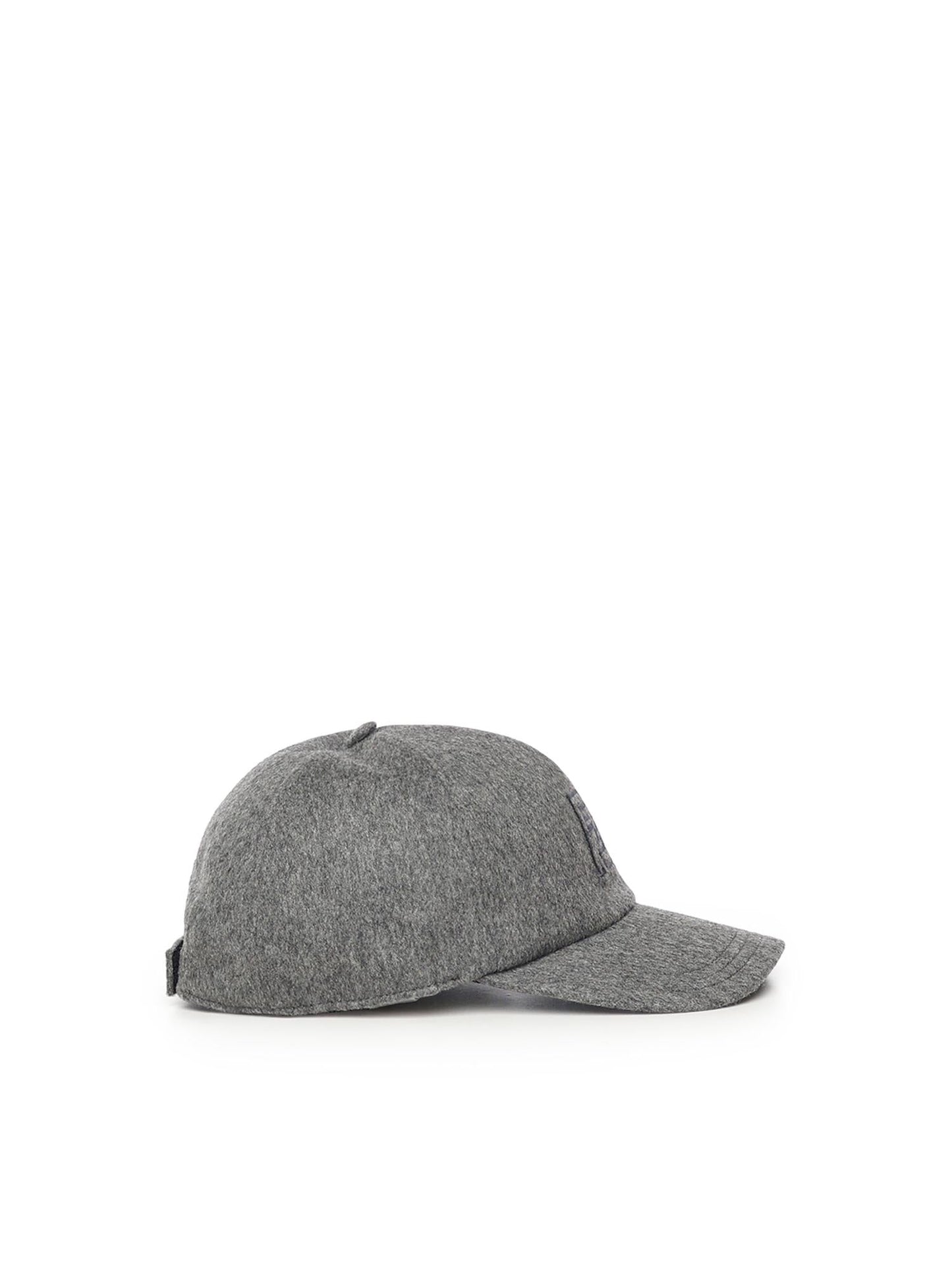 Baseball cap in lana e cashmere