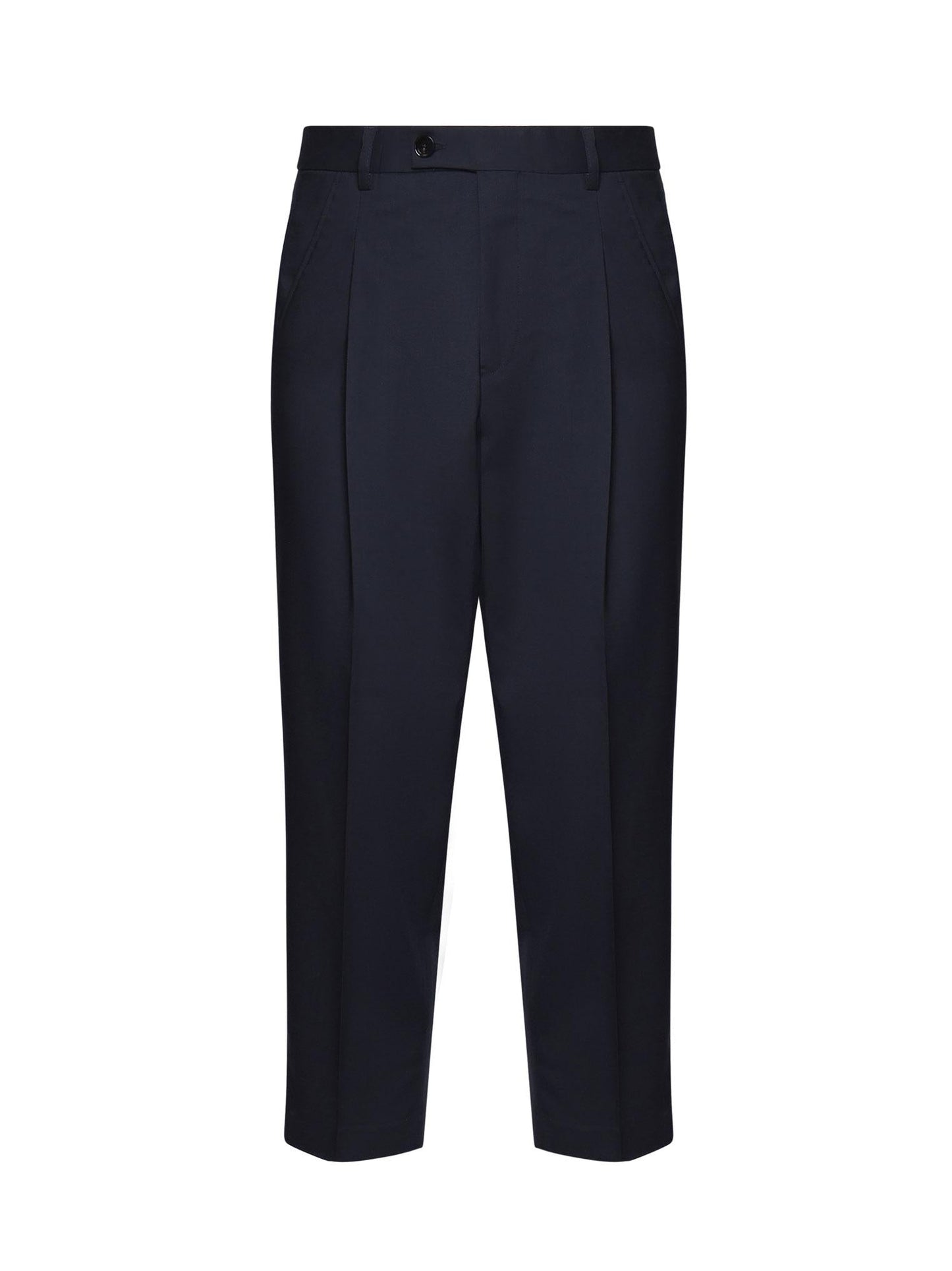 Pantaloni in misto lana vergine