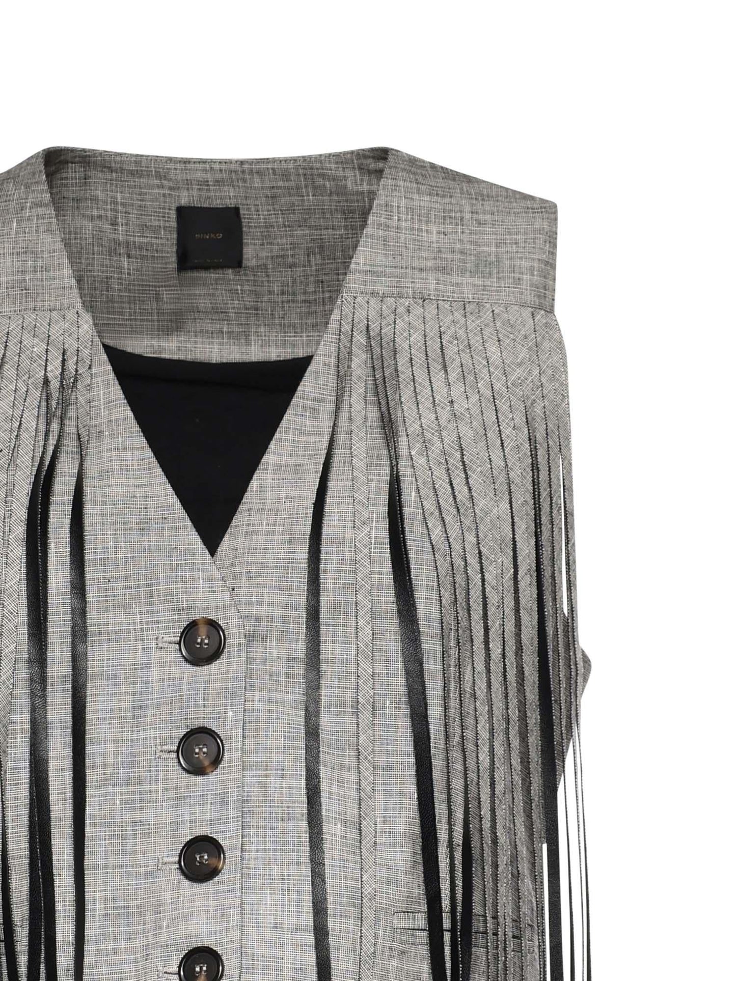 Gilet con frange