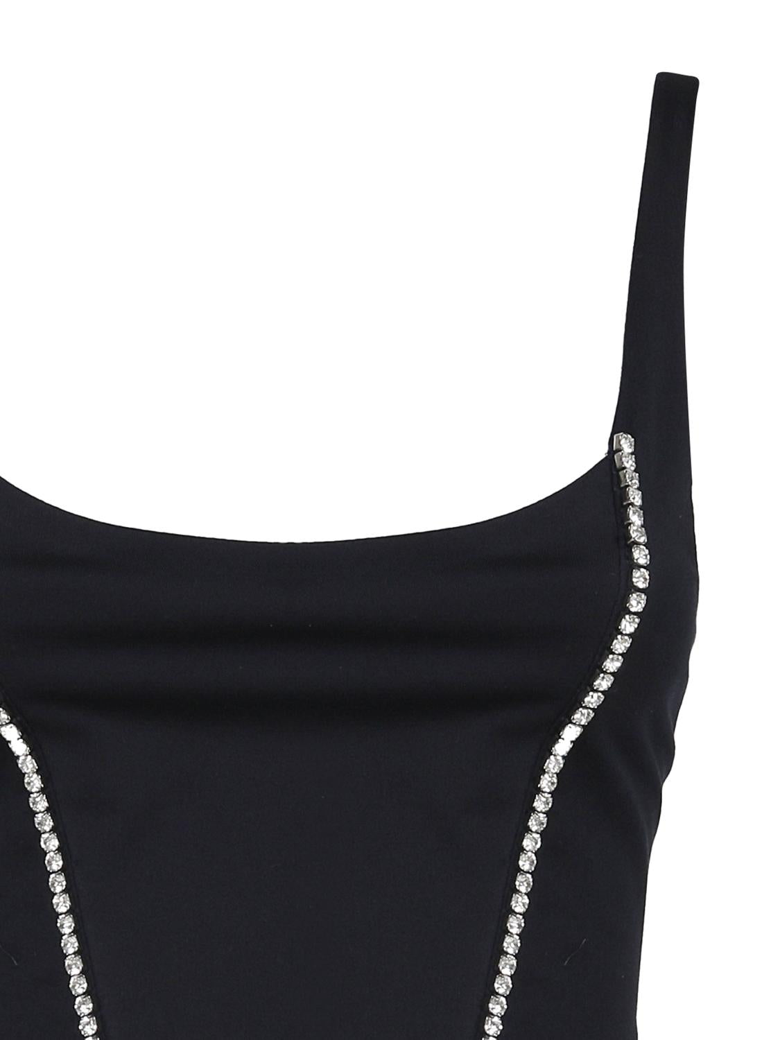 Top Corset con scollo tondo