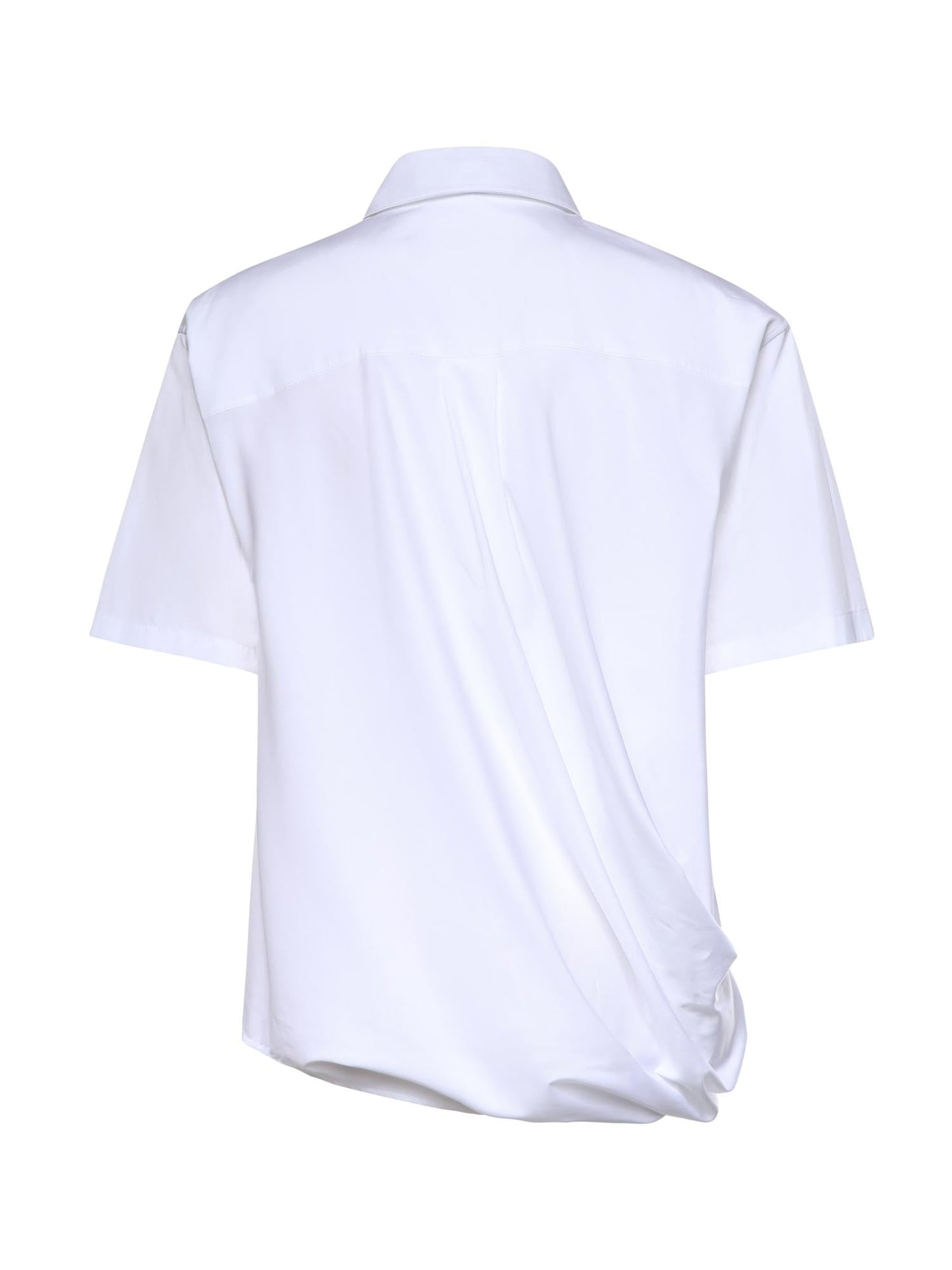 Camicia in cotone con logo