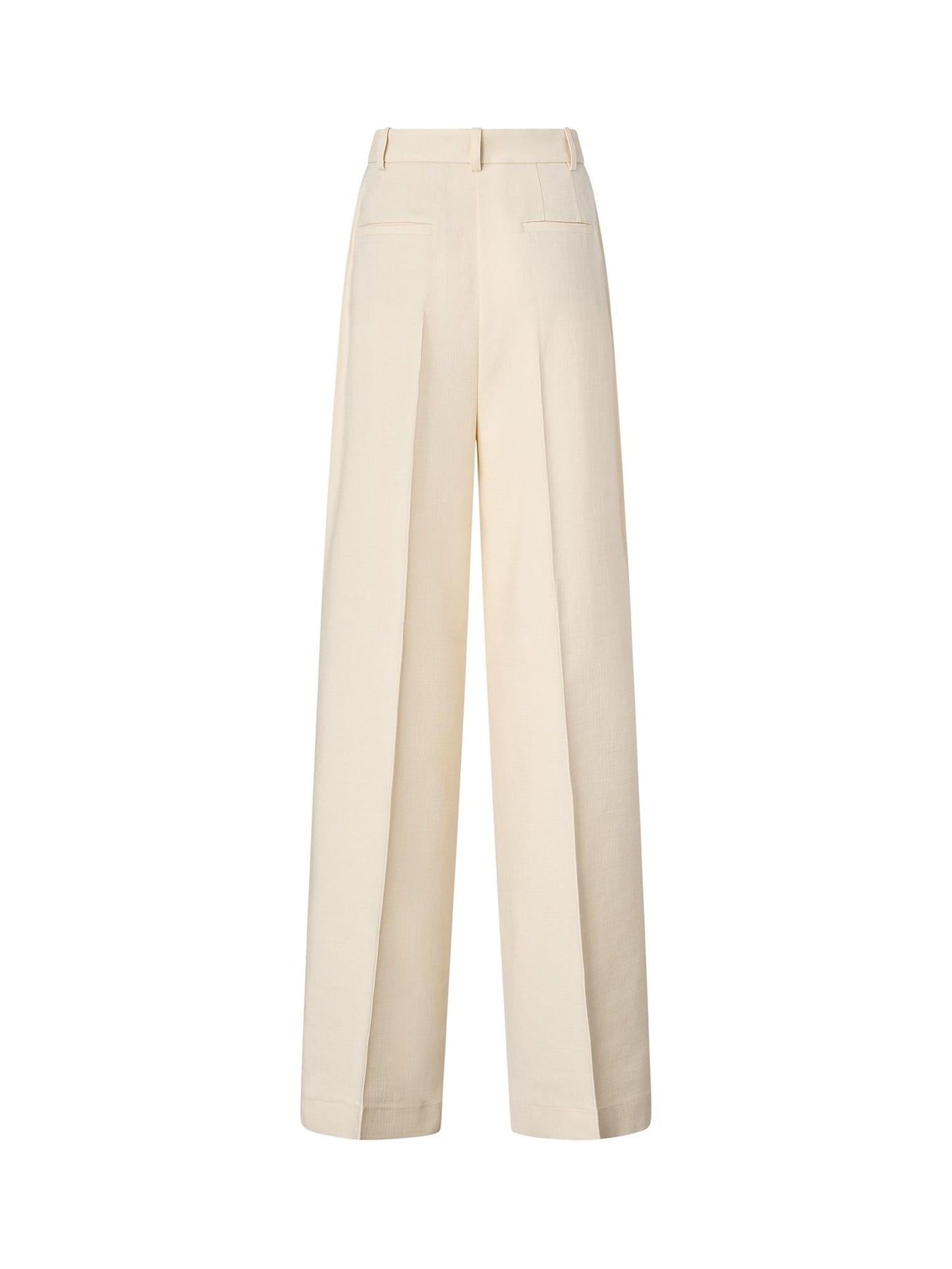 Pantaloni dritti con piega stirata