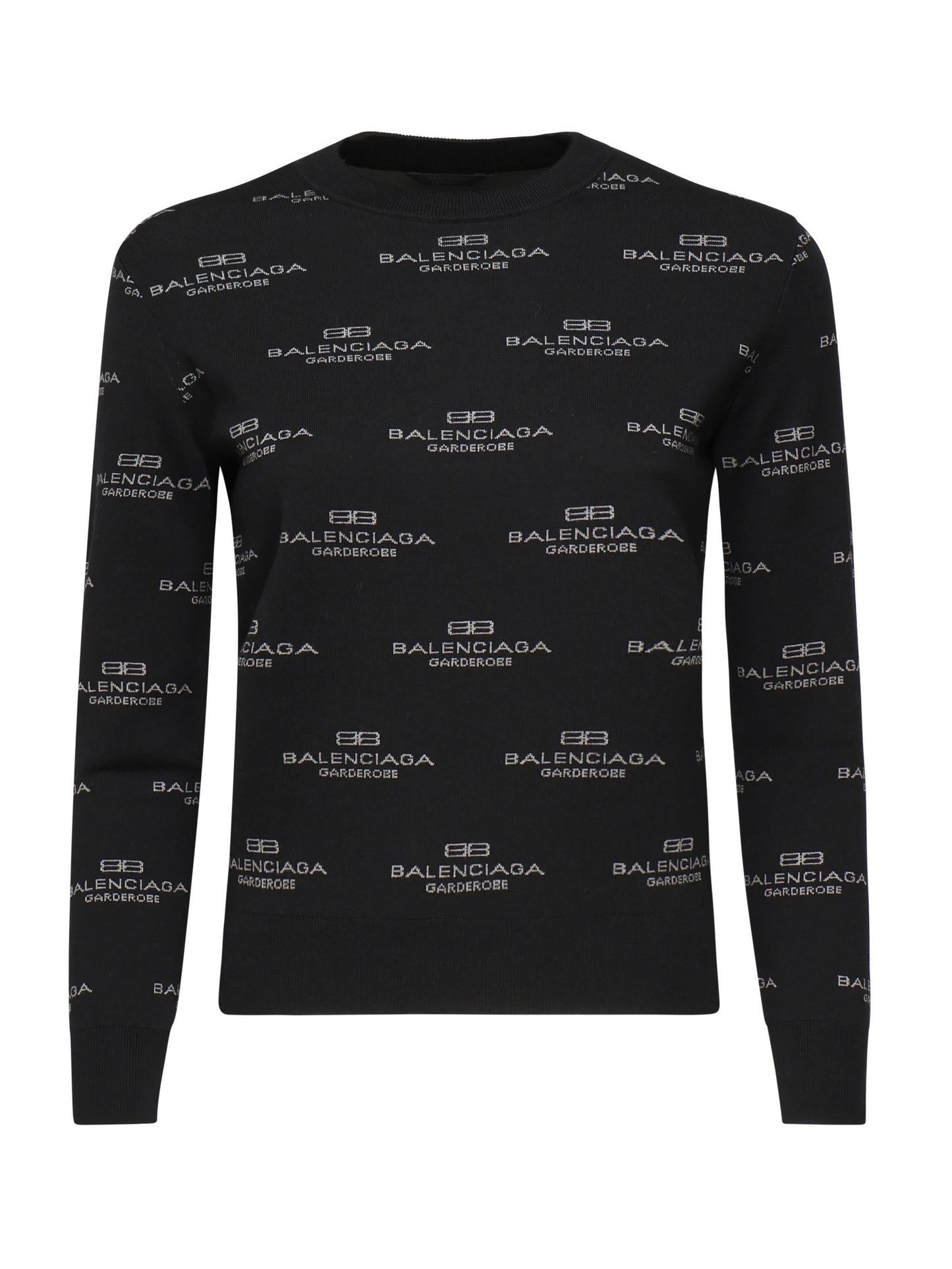 Maglione con logo all-over