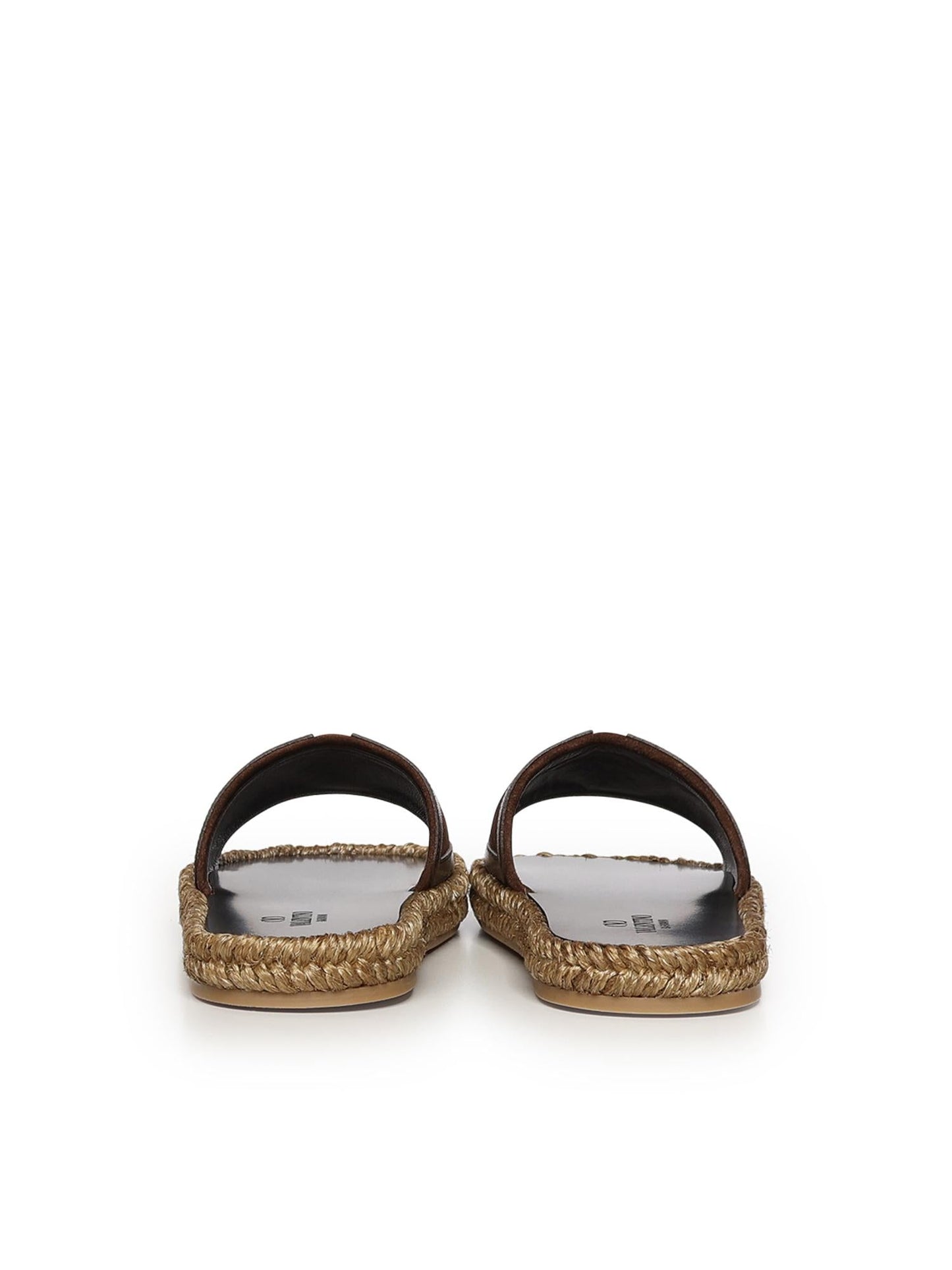 Sandalo slide in suede