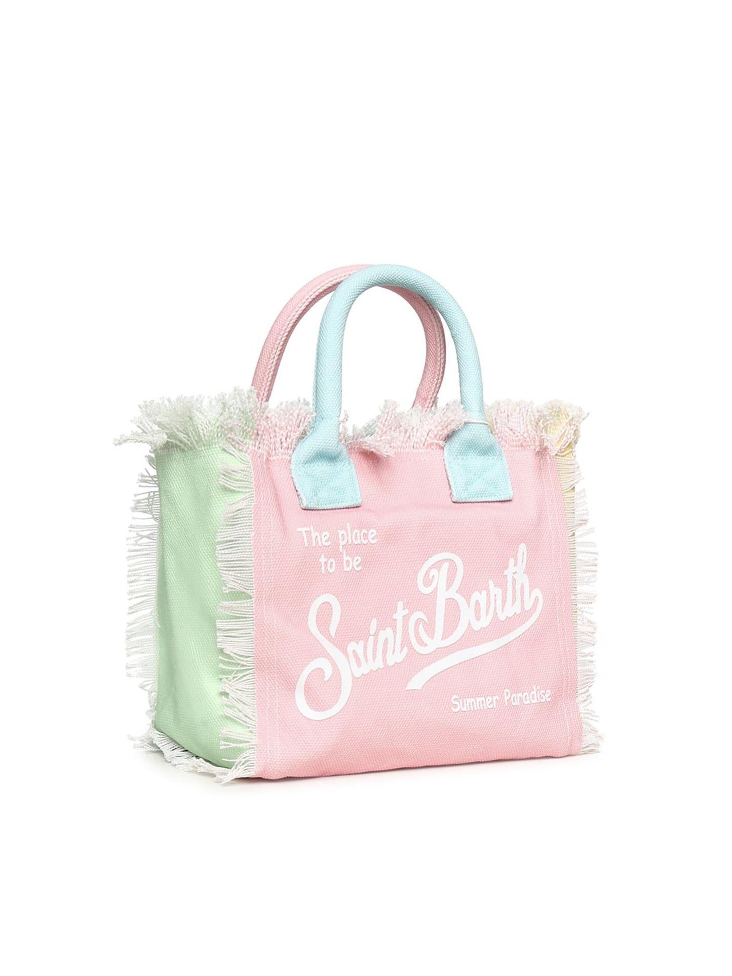 Borsa Colette in canvas con frange