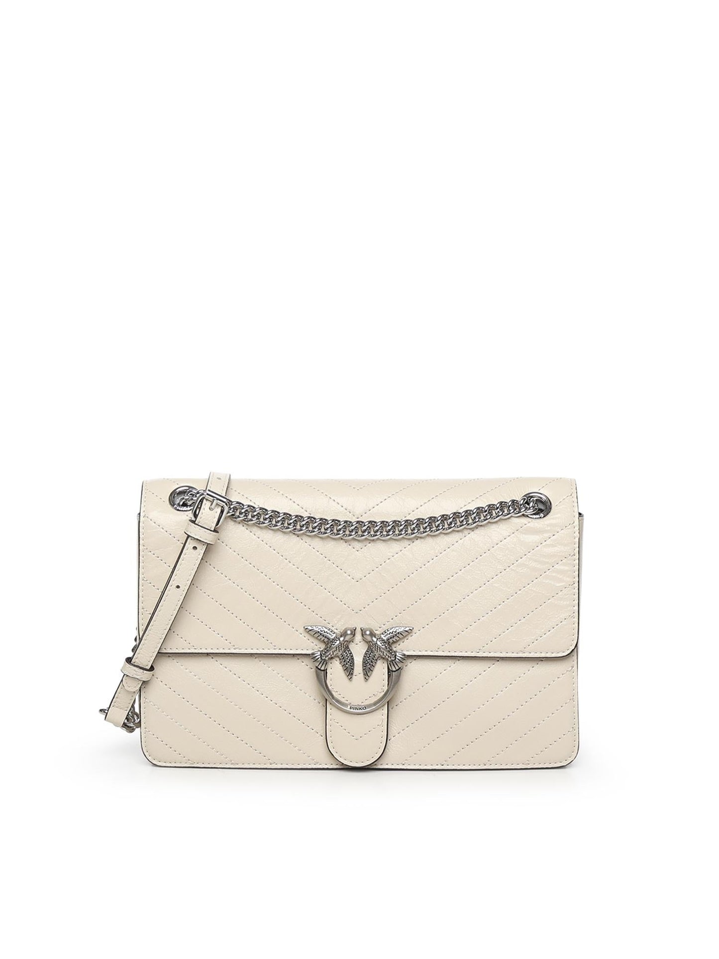 Borsa Love Bag One in pelle chevron