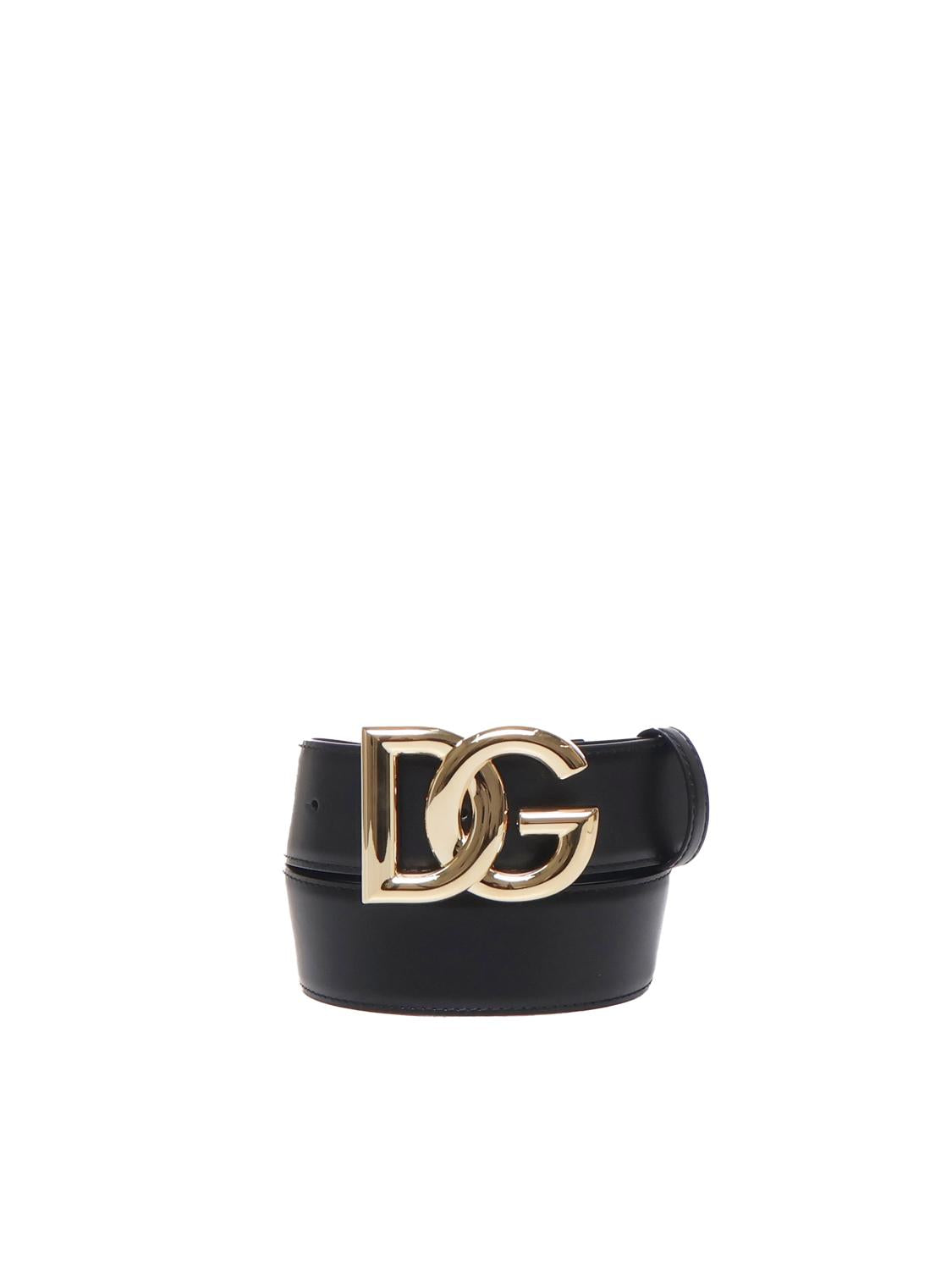 Cintura D&G Logo gold