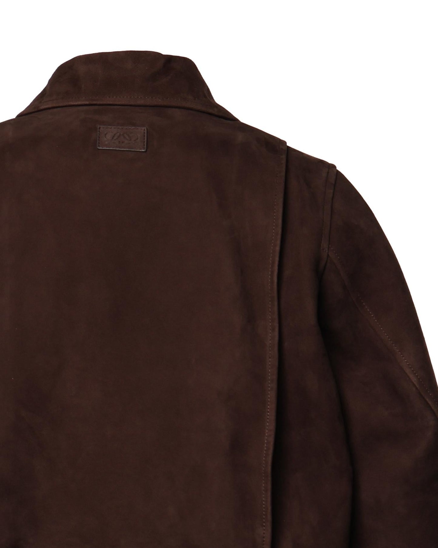 Bomber in pelle scamosciata