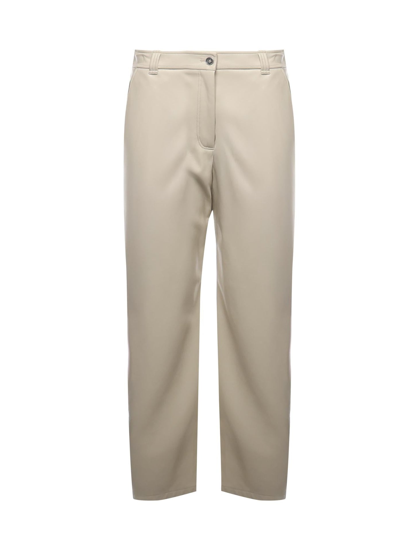 Pantaloni balloon effetto pelle soft touch