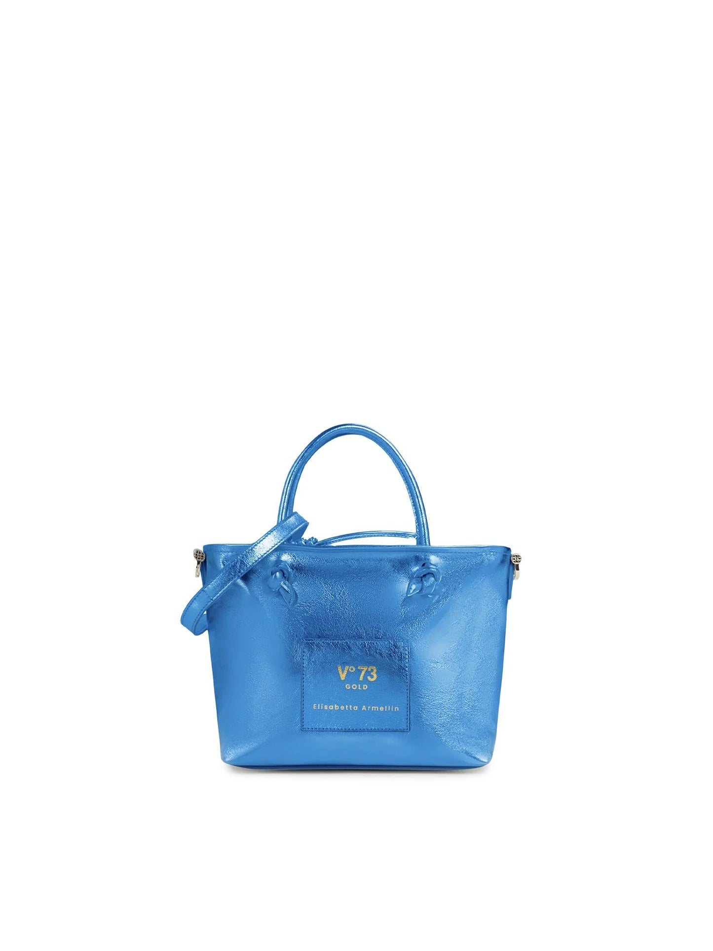 Mini bag in pelle con logo