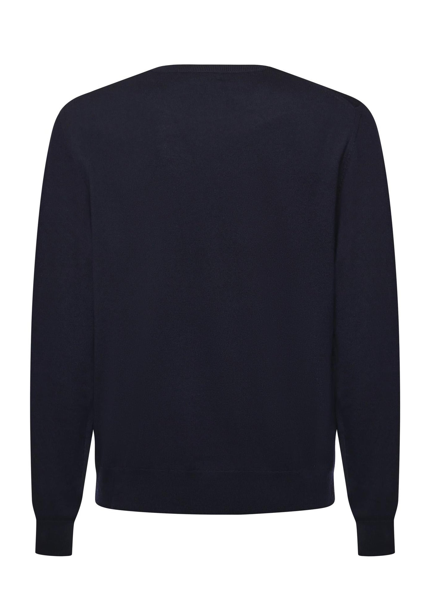 Maglione in lana con monogram ricamato