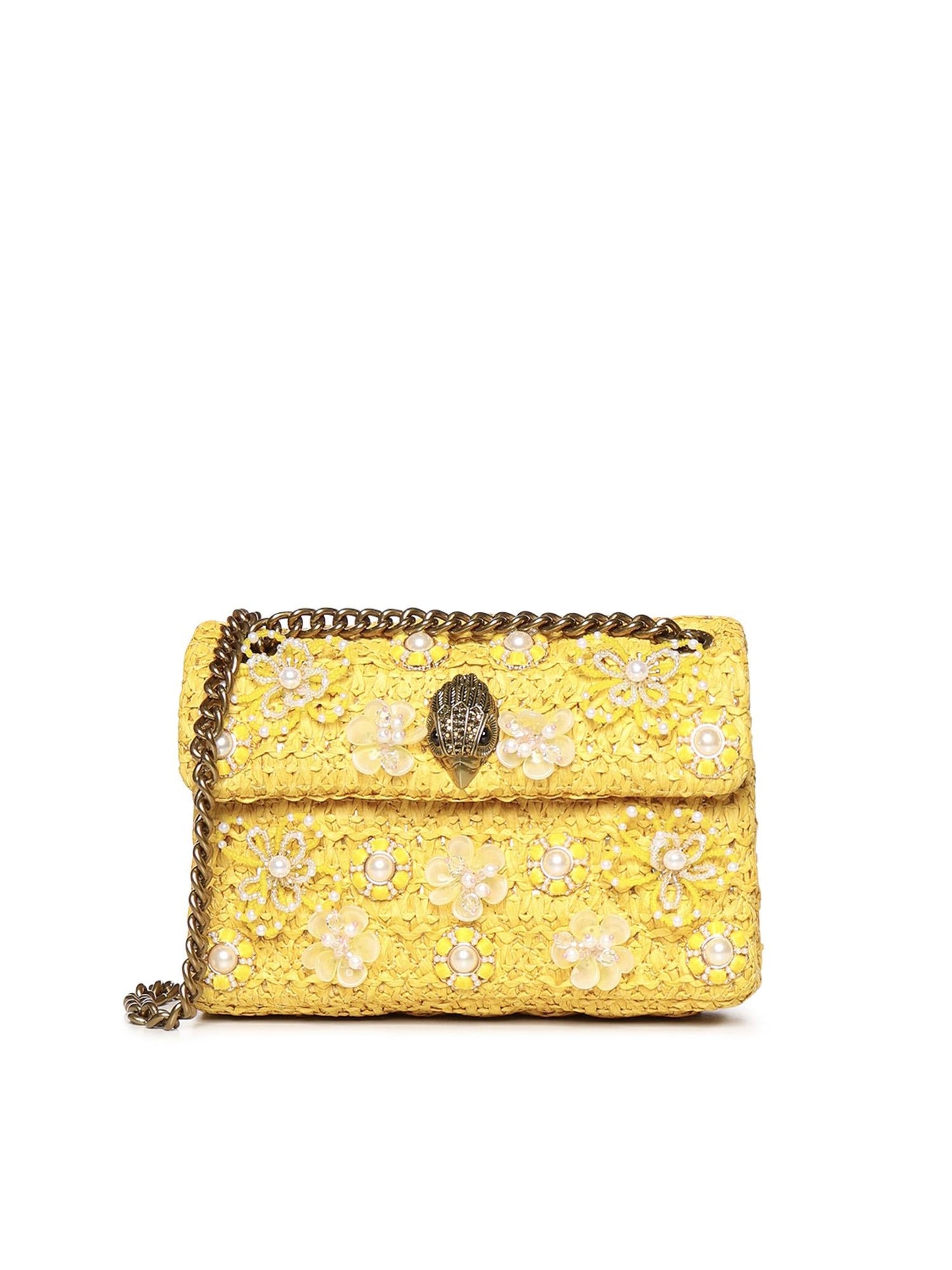 Mini bag Kensington in rafia