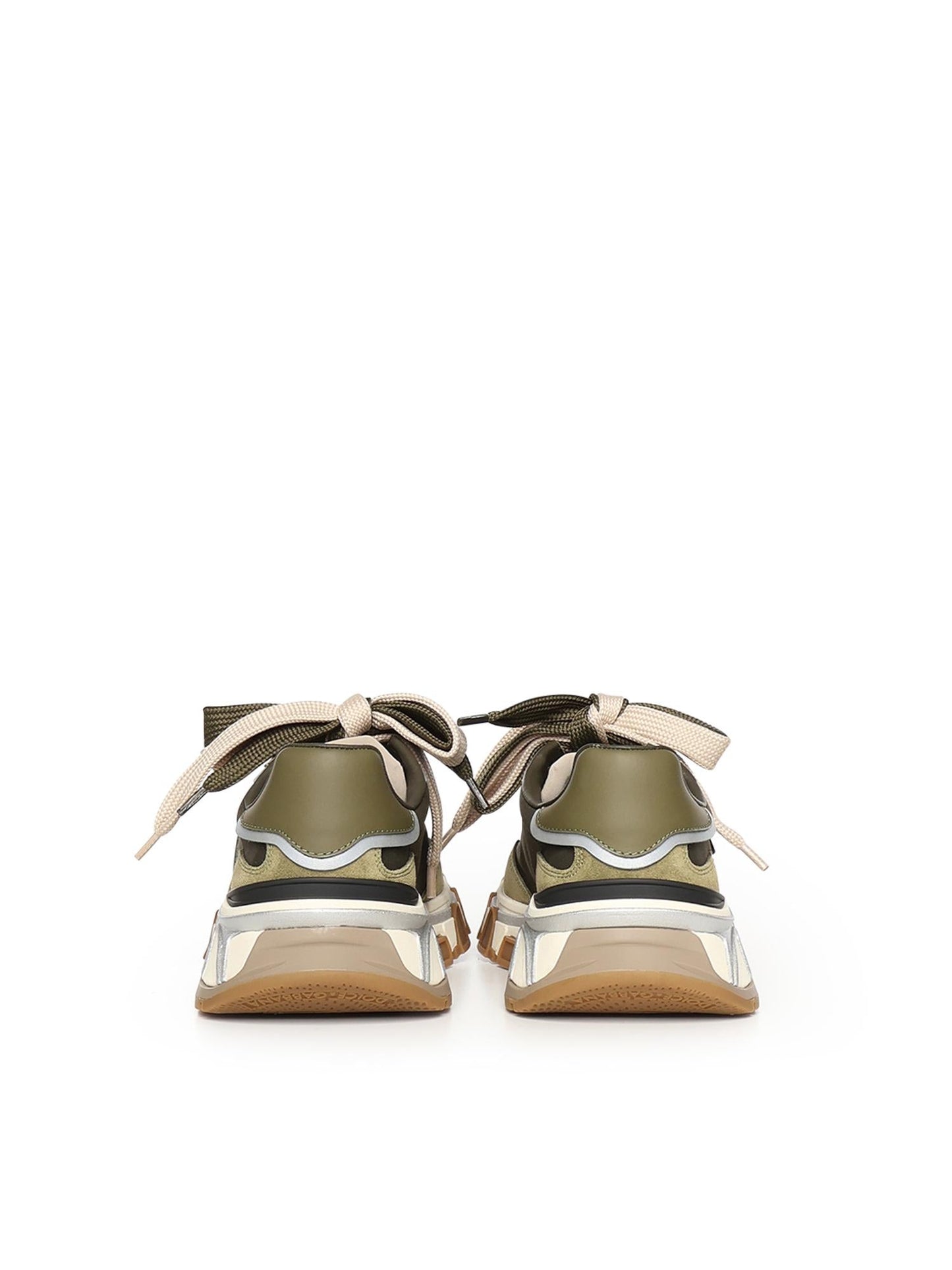 Sneaker DG Country Road in pelle e tessuto