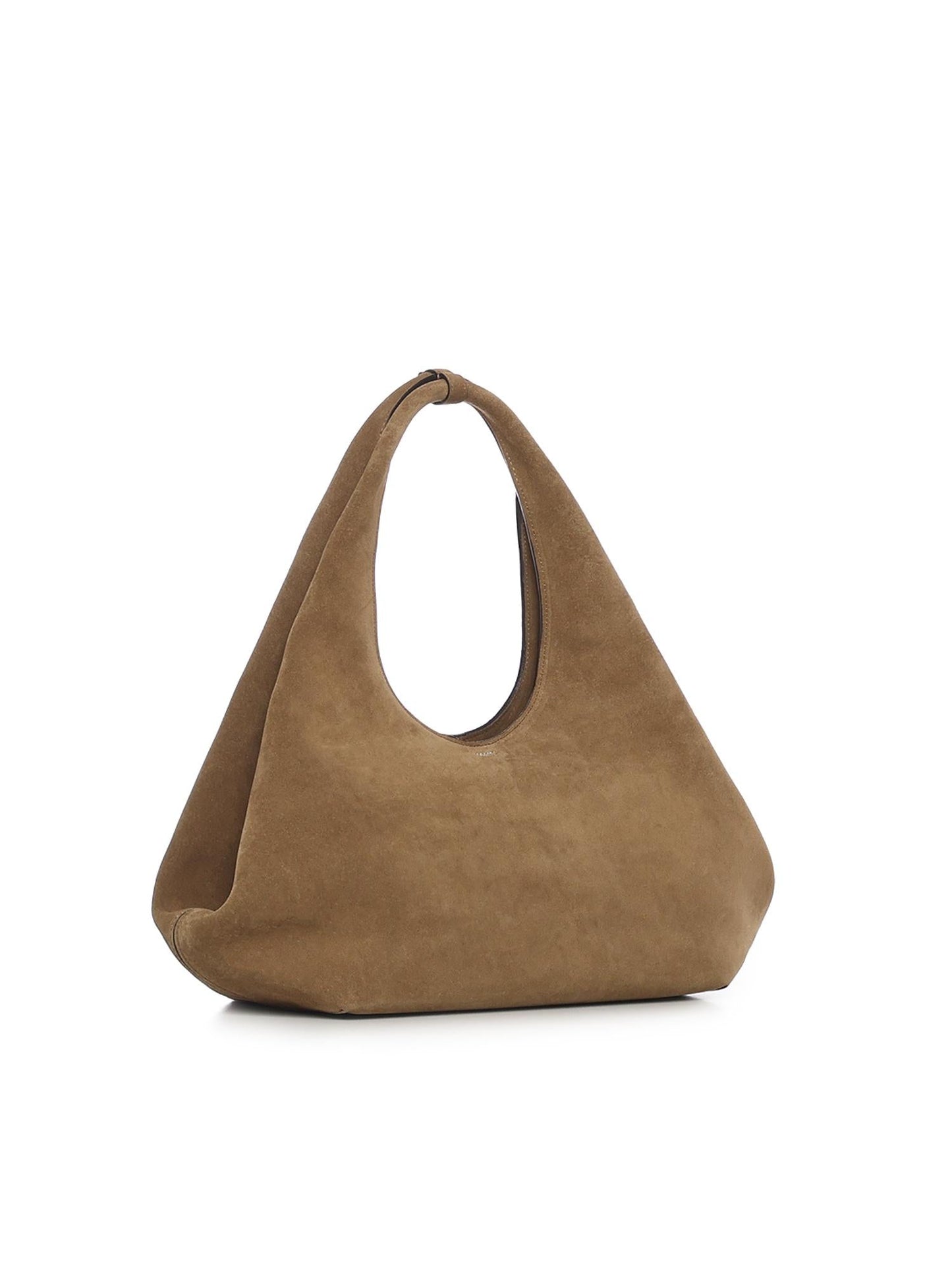 Borsa Folded in pelle scamosciata
