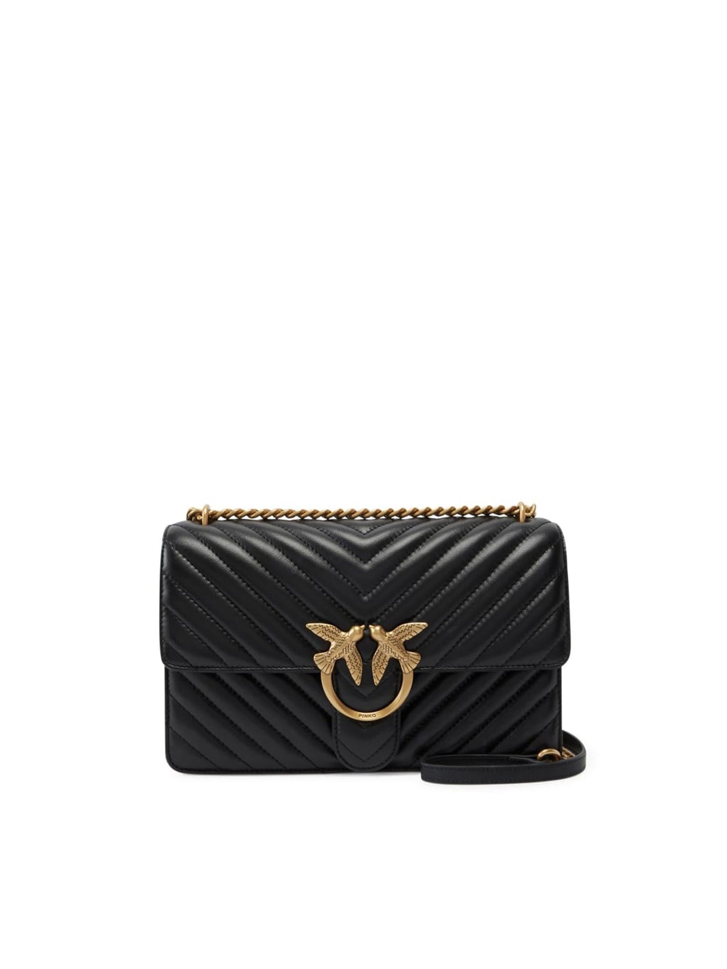Borsa media a tracolla Love Bag One Chevron