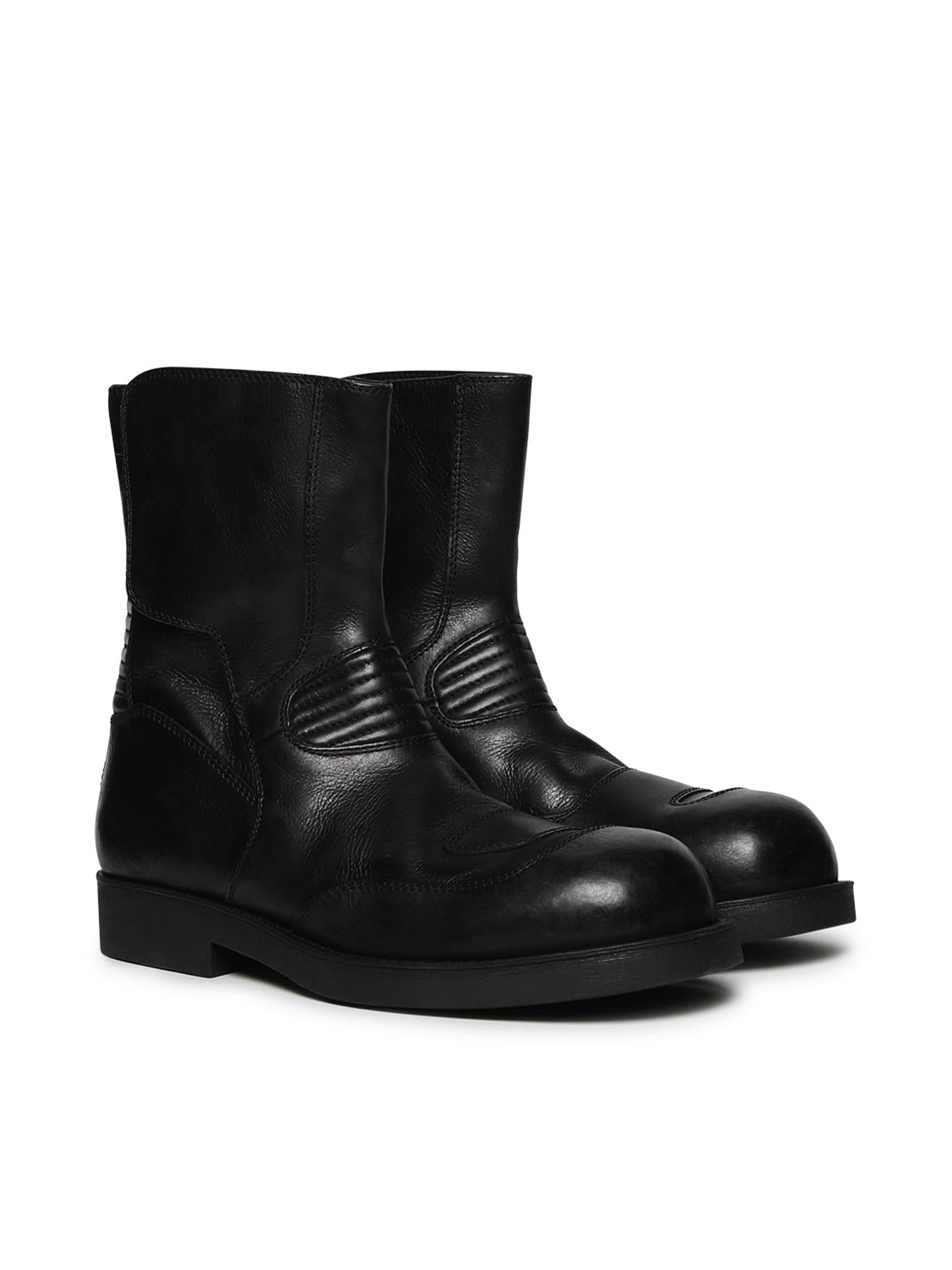 Stivaletti biker in pelle