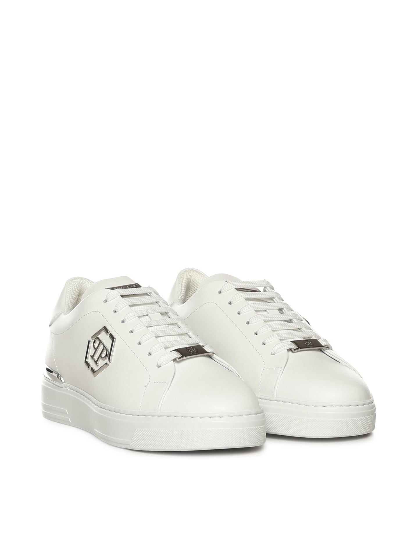 Sneaker Hexagon in pelle