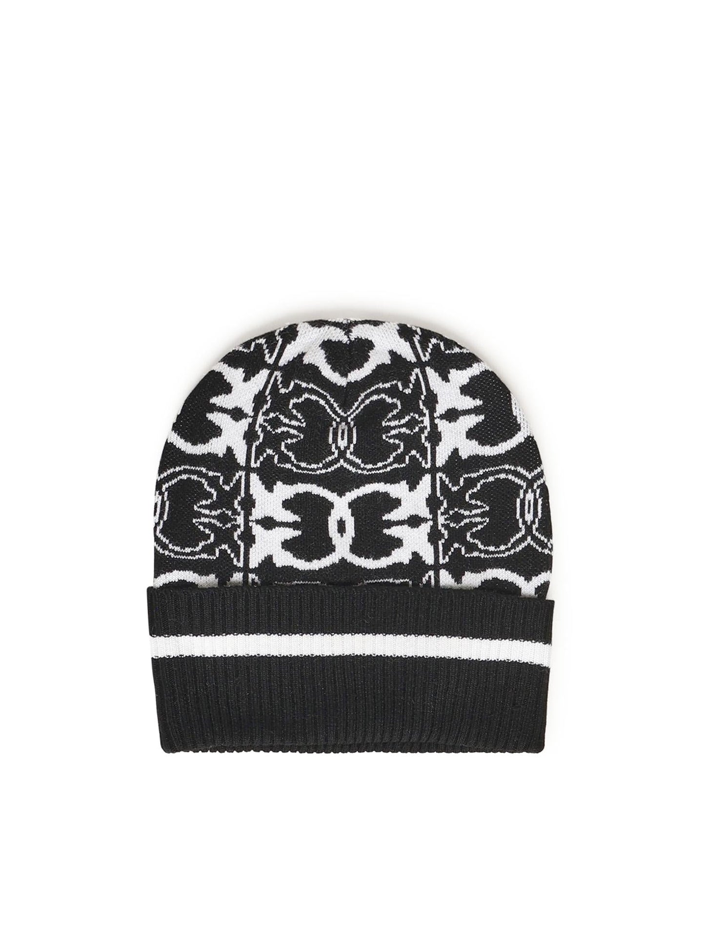 Berretto con logo jacquard