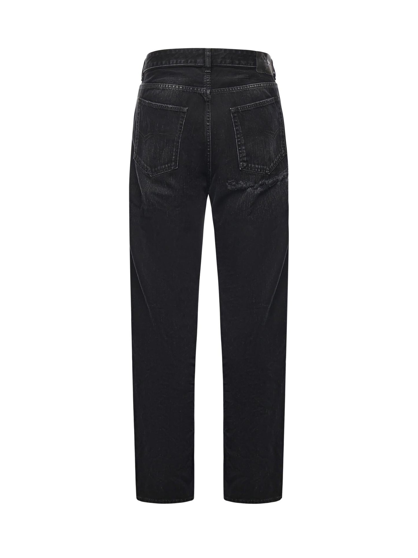 Jeans Distressed in denim di cotone