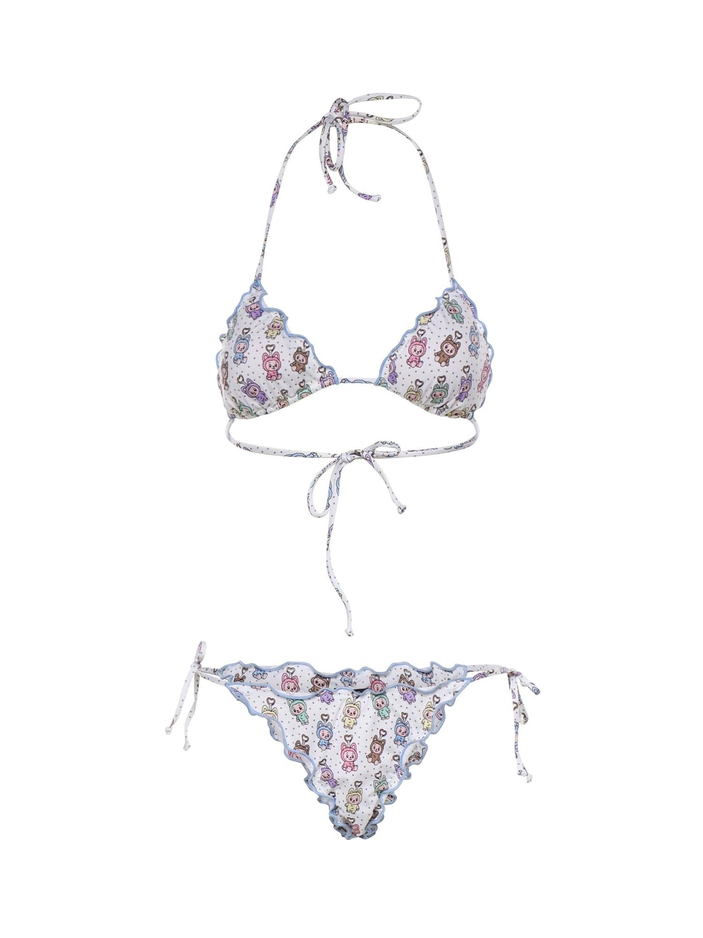 Bikini Sagitami con stampa LaBubu