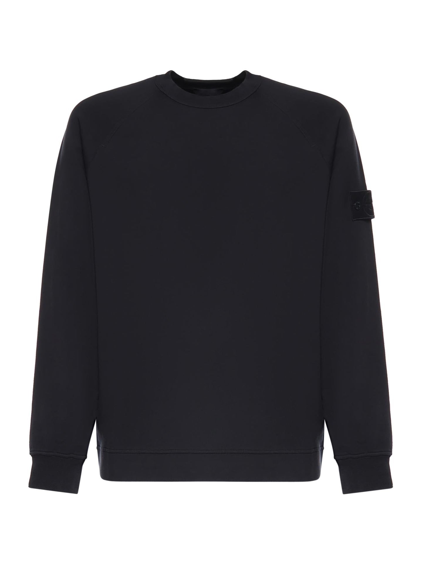 Felpa in cotone stretch con logo