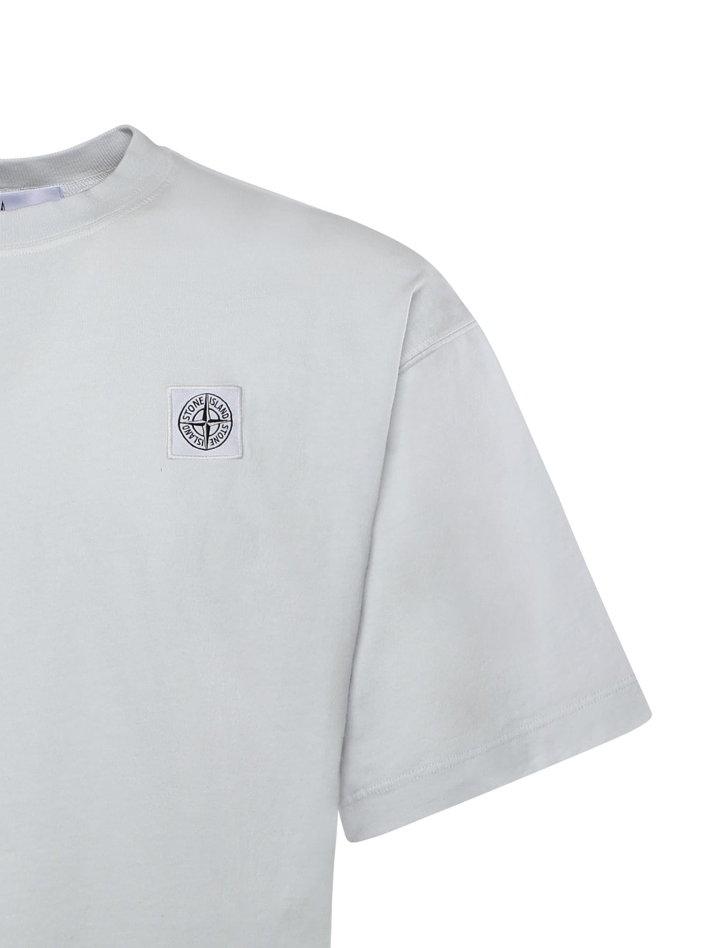 T-shirt con patch Compass in jersey di cotone