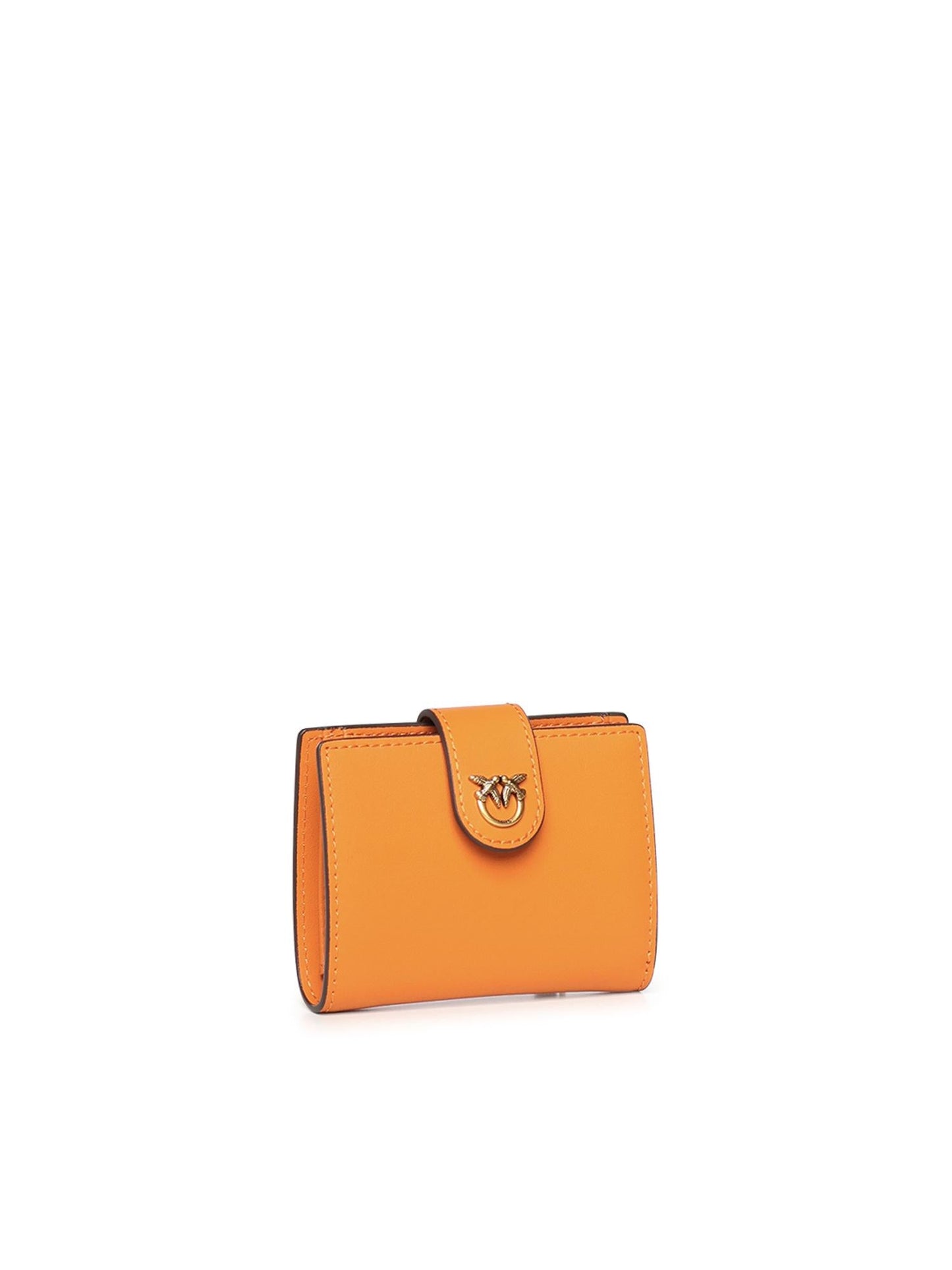 Portafoglio in pelle con logo