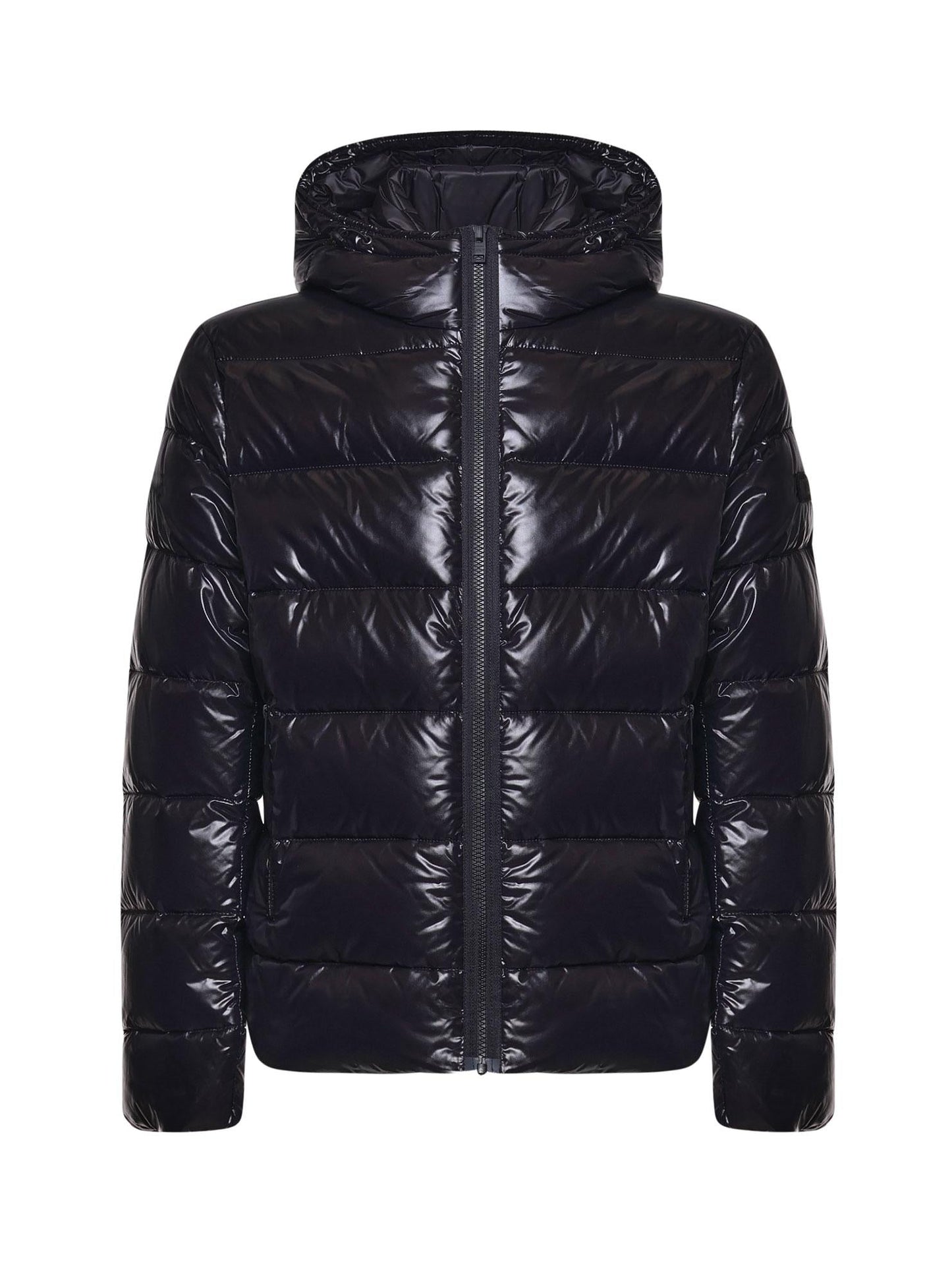 Giubbotto double front piuma in nylon