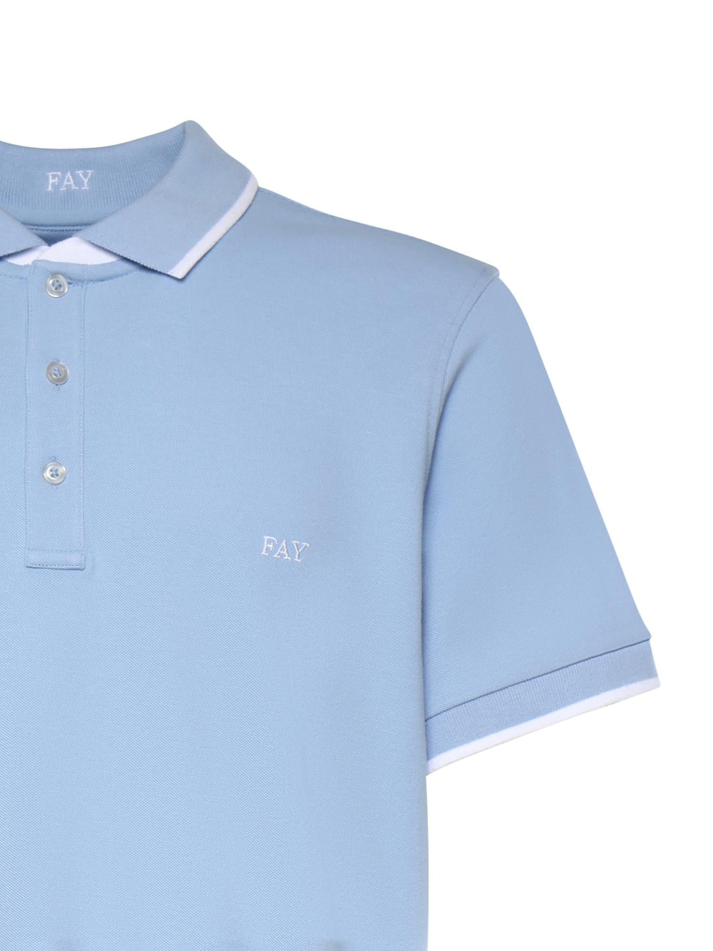Polo in piquet stretch
