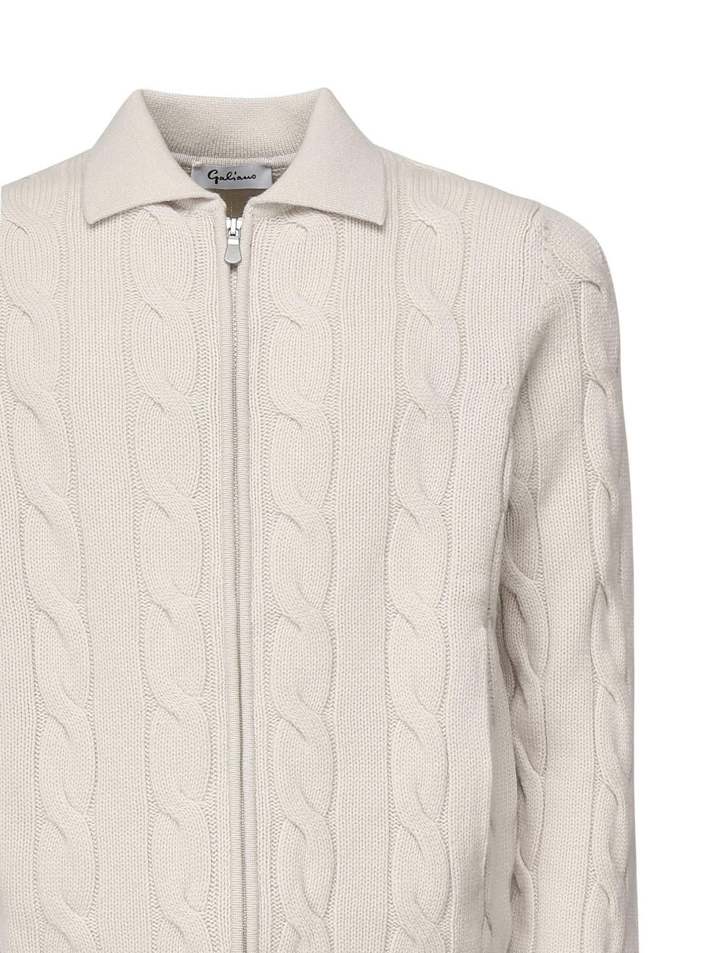 Giacca cardigan a coste