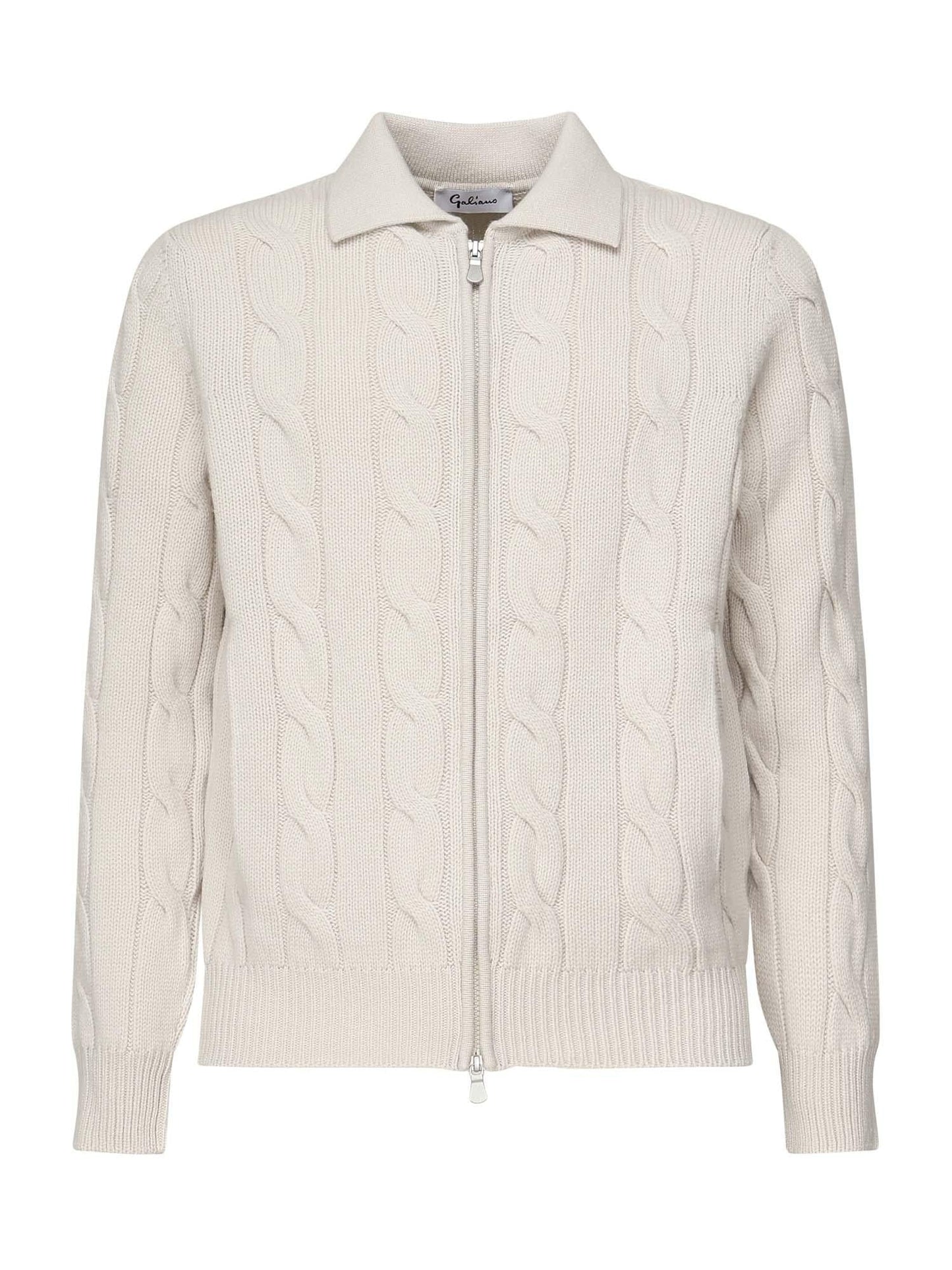 Giacca cardigan a coste