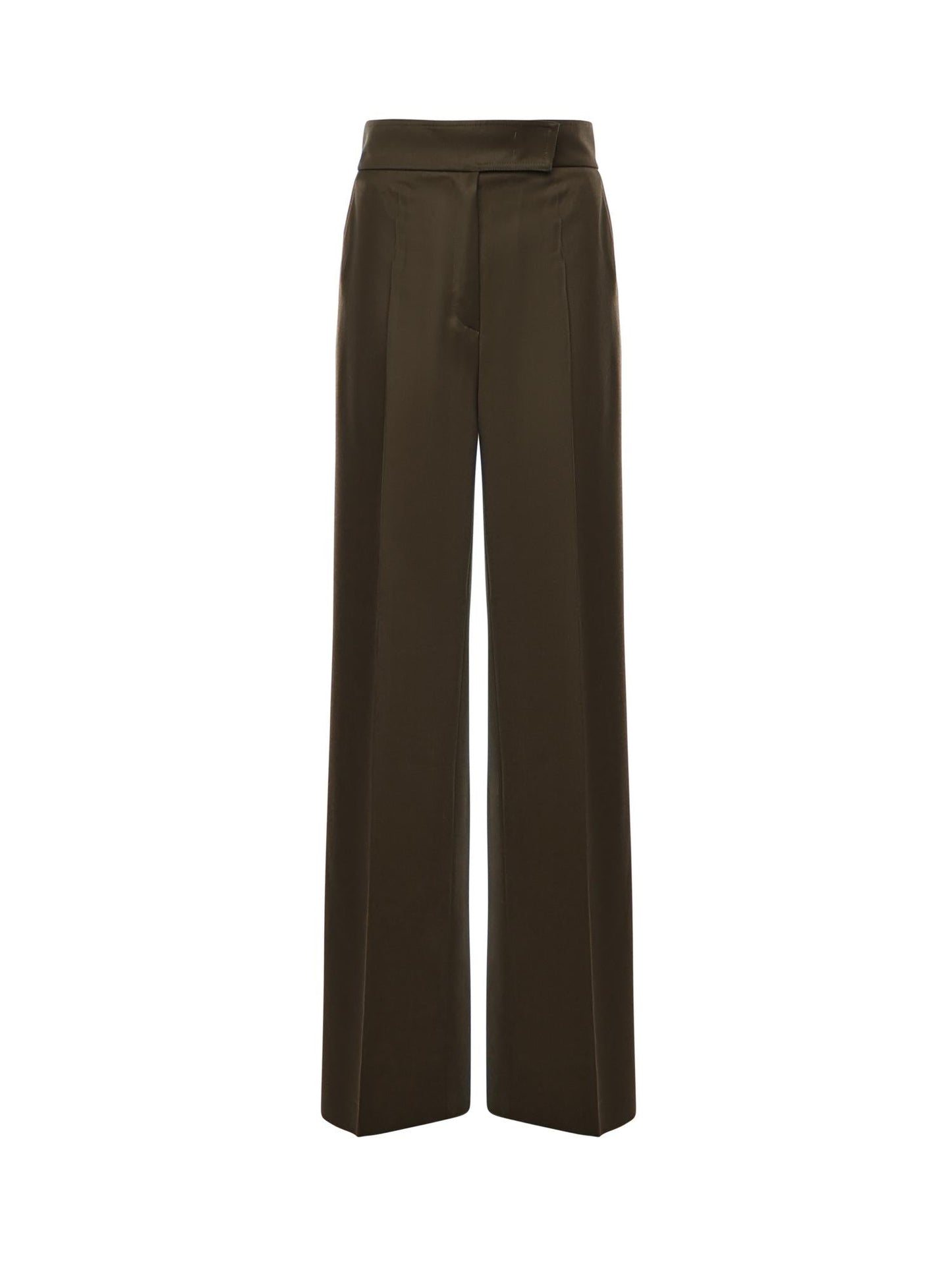 Pantalone wide leg in lana