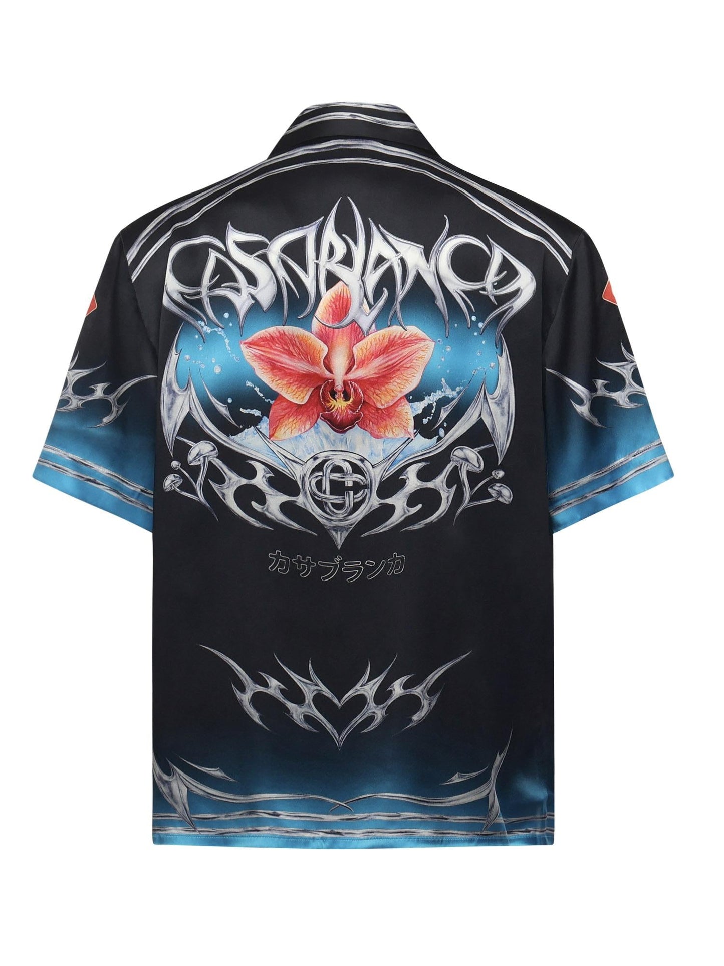 Camicia Blades in raso di seta